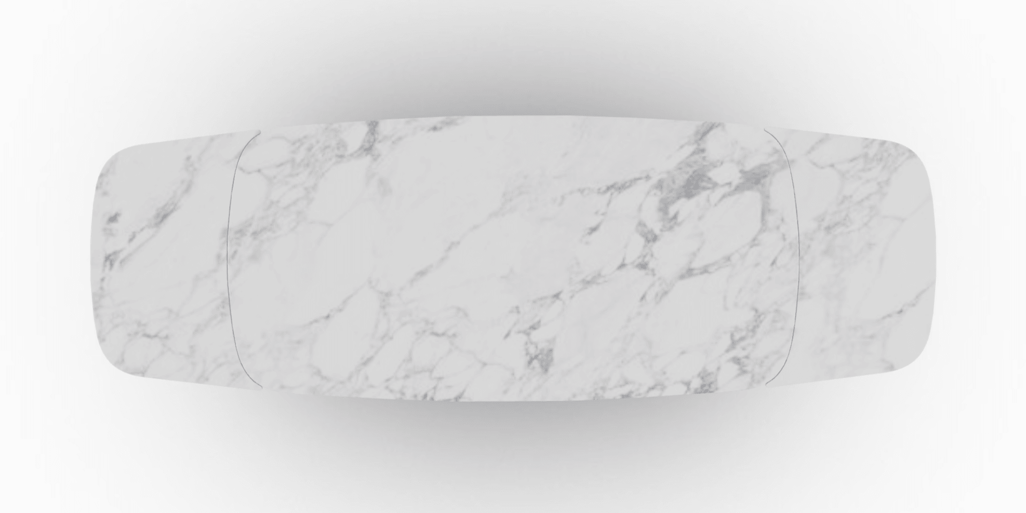 Stół elipsa rozkładany APIAN kremowy marmur Calligaris Eye on Design