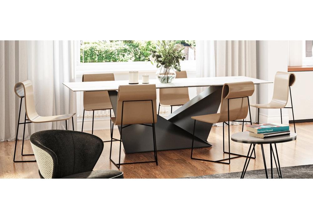 Stół FOLDS beżowy blat Liu Jo Living Eye on Design