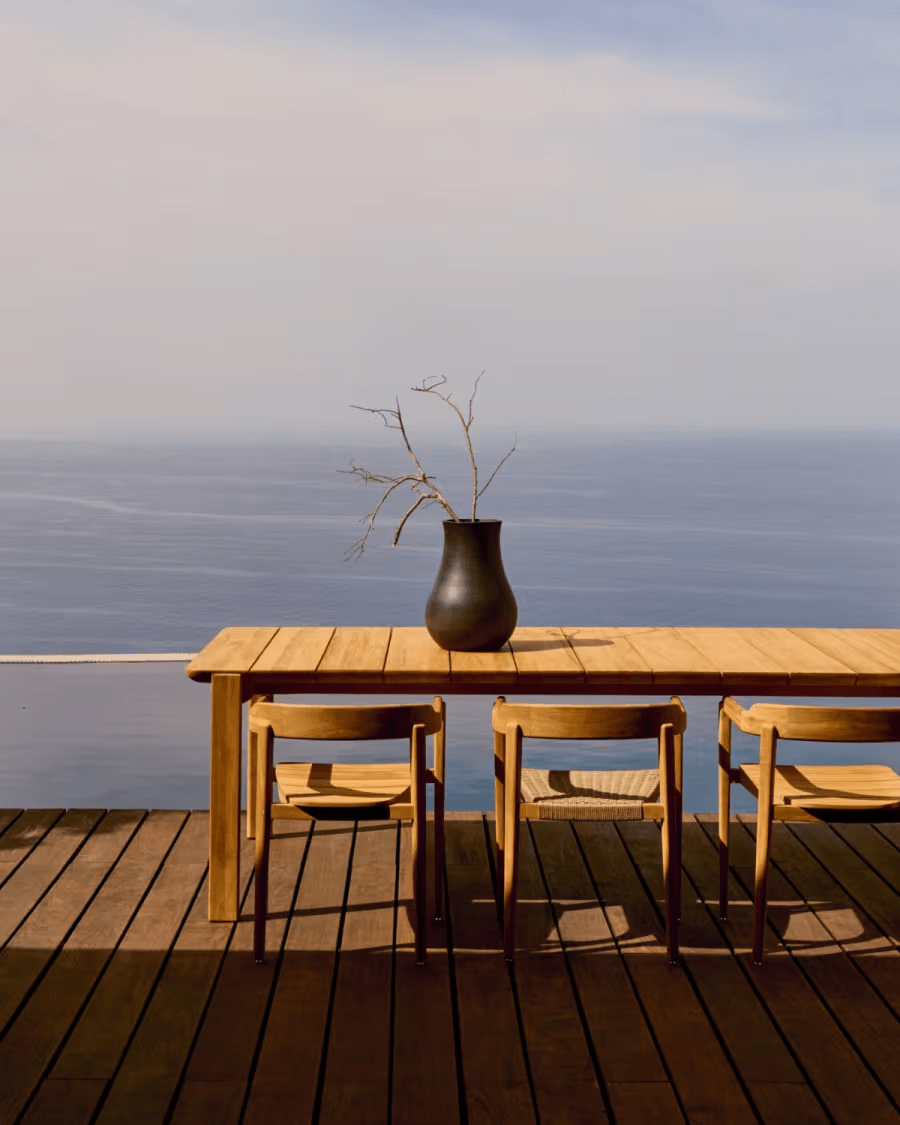 Stół ICARO lite drewno tekowe La Forma Eye on Design