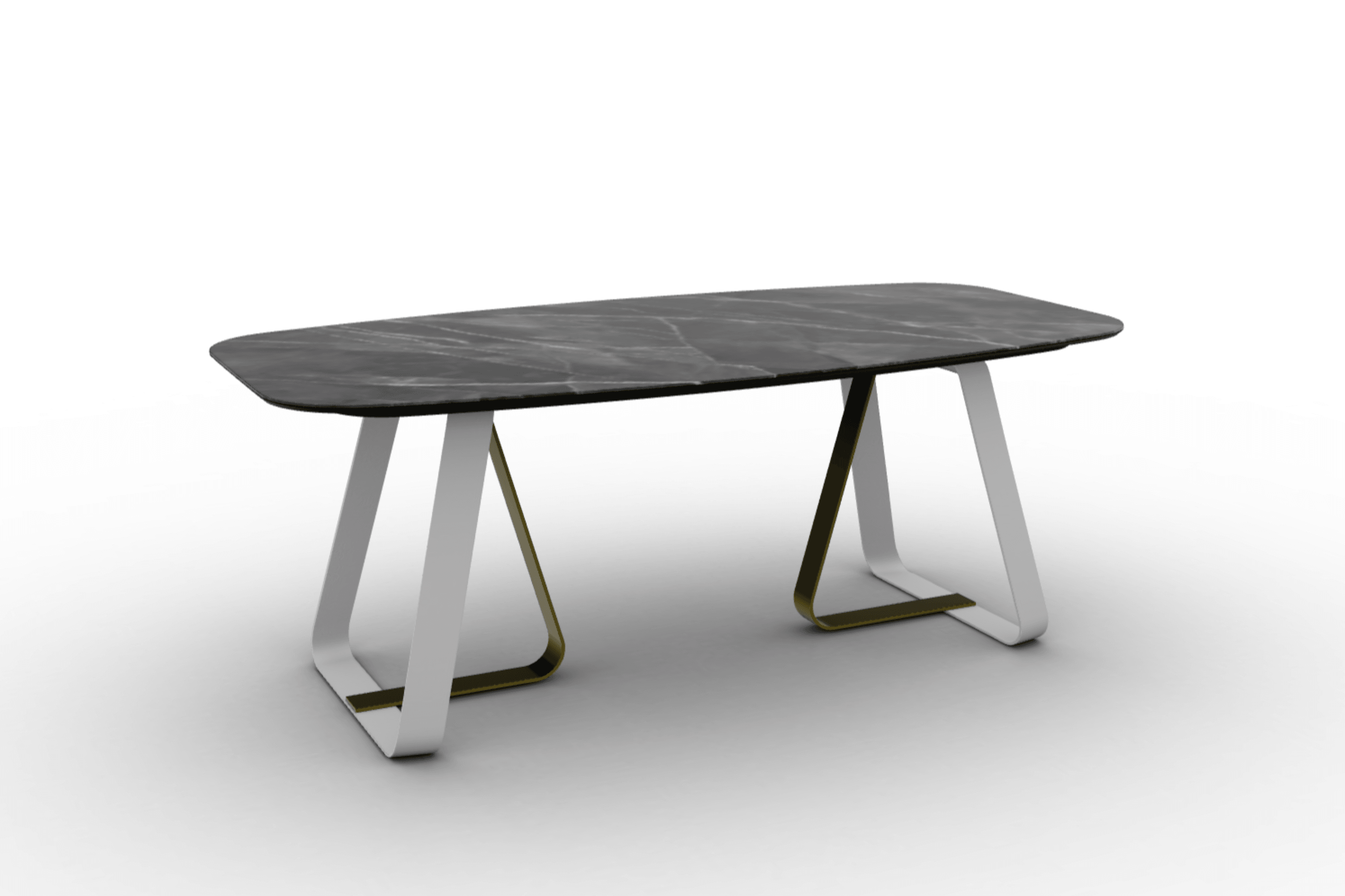 Stół jadalniany SUNSHINE antracytowy marmur Calligaris Eye on Design