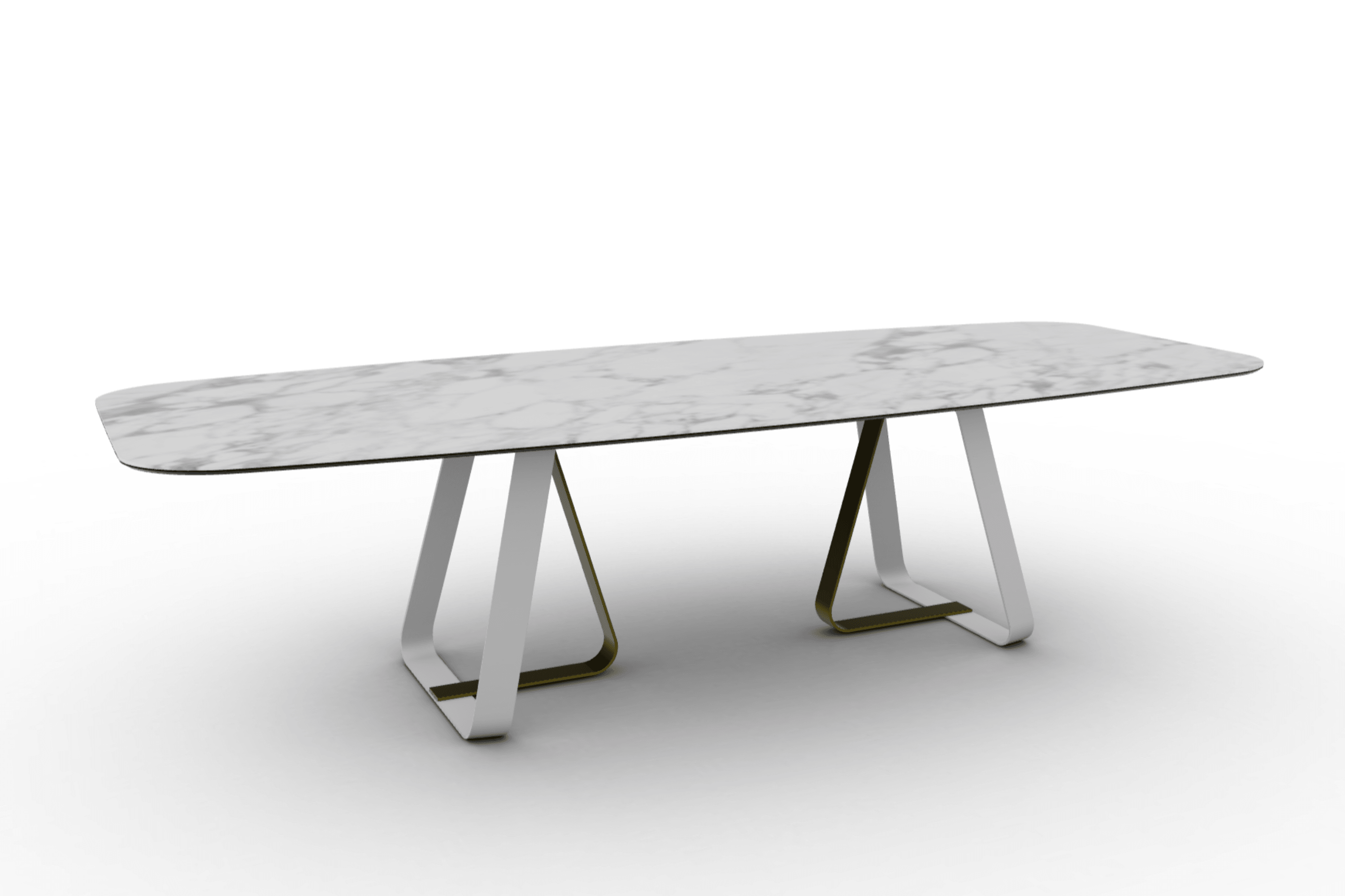 Stół jadalniany SUNSHINE biały marmur Calligaris Eye on Design