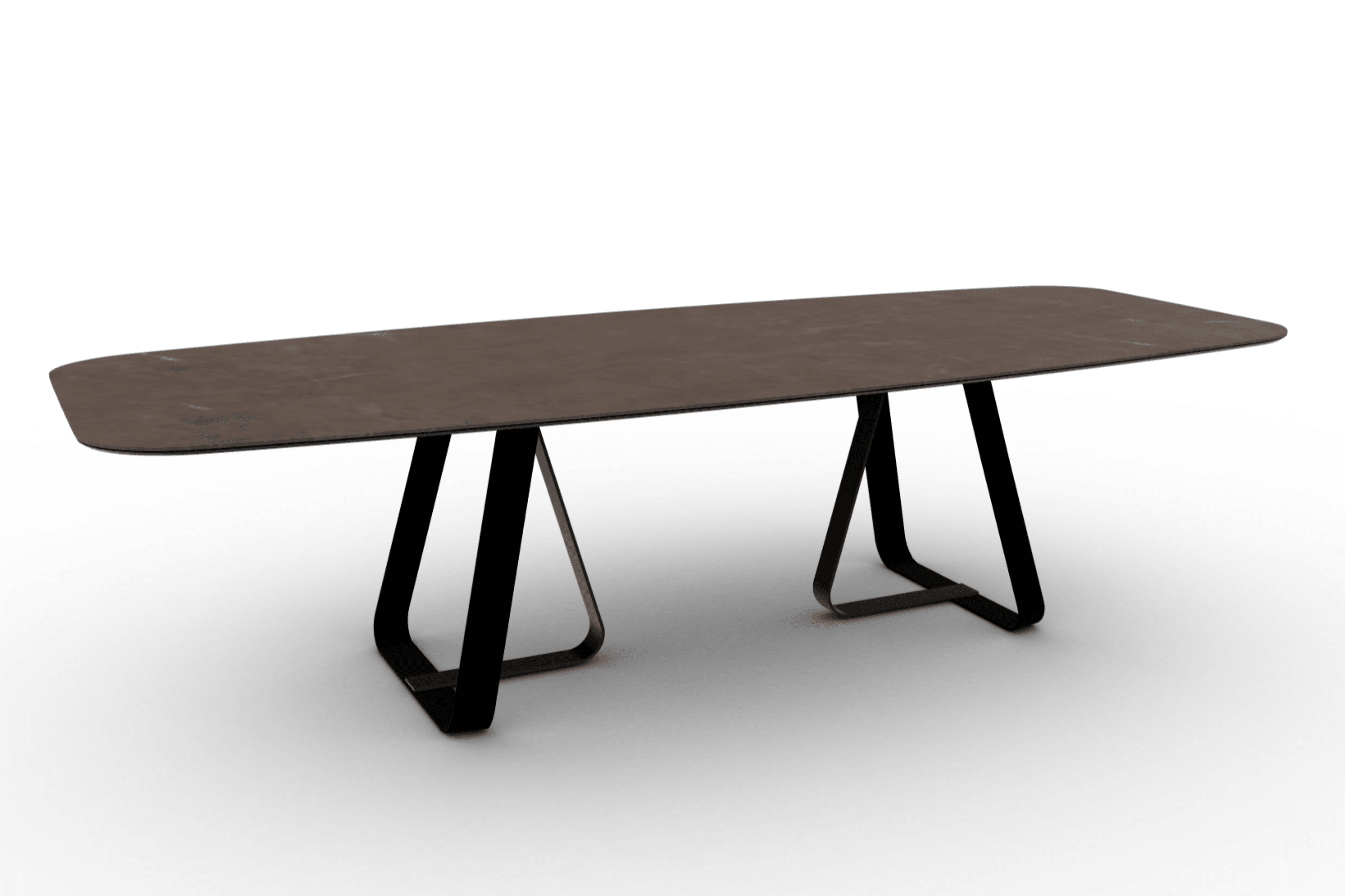 Stół jadalniany SUNSHINE brązowa ceramika Calligaris Eye on Design