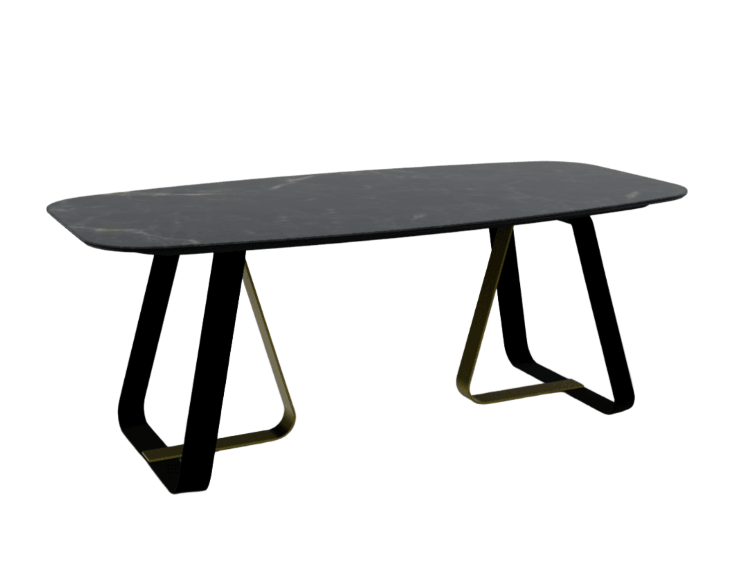 Stół jadalniany SUNSHINE czarny marmur Calligaris Eye on Design