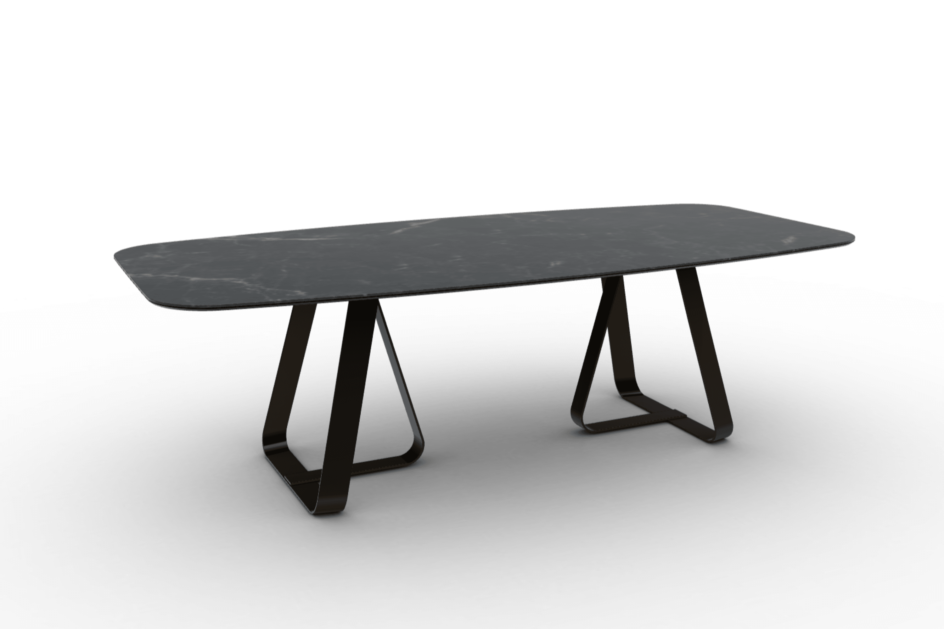 Stół jadalniany SUNSHINE czarny marmur Calligaris Eye on Design