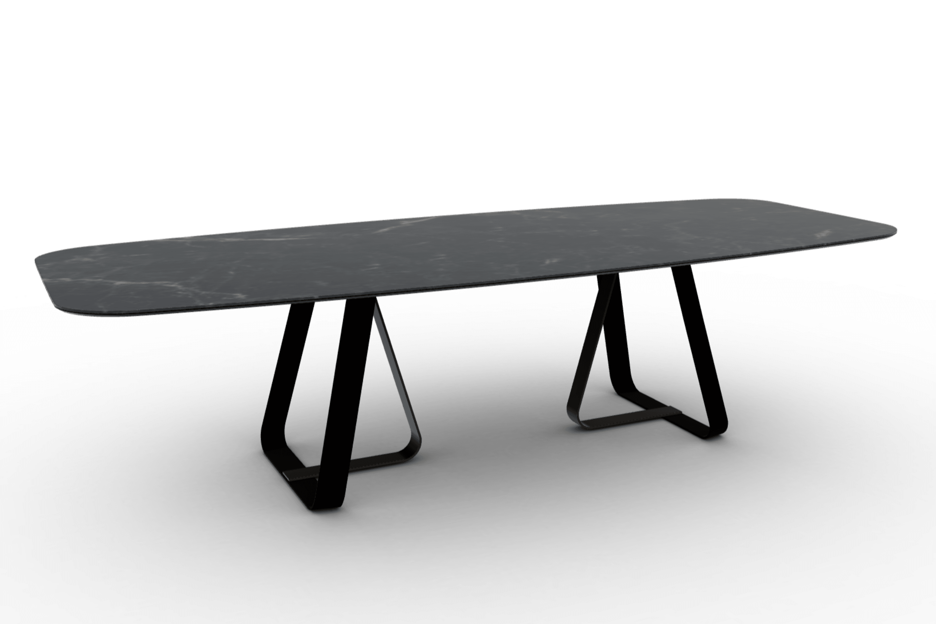 Stół jadalniany SUNSHINE czarny marmur Calligaris Eye on Design