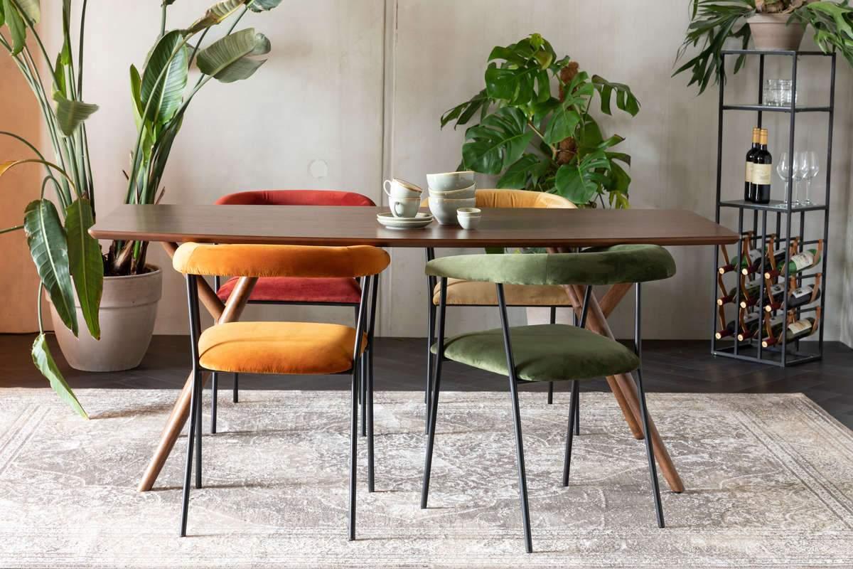 Stół MALAYA drewno orzechowe Dutchbone Eye on Design