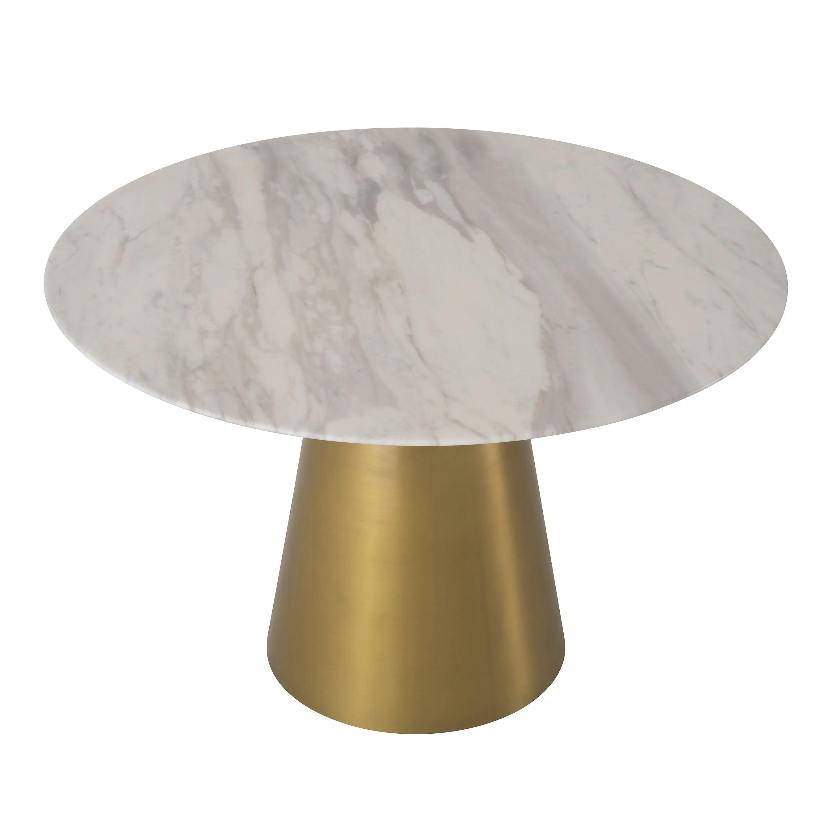 Stół NATHAN biały marmur Eichholtz Eye on Design