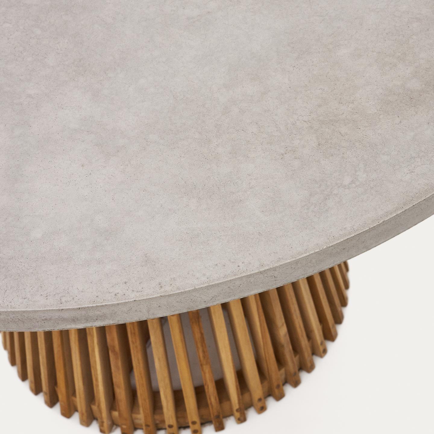 Stół ogrodowy ALCAUFAR szary cement La Forma Eye on Design