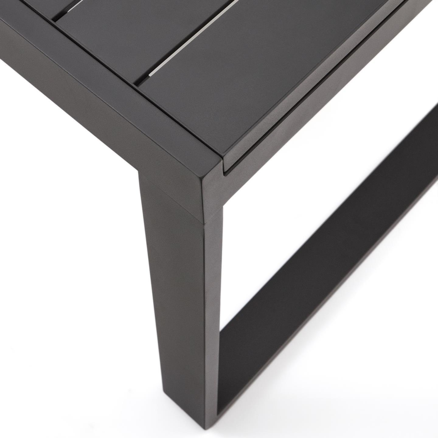 Stół ogrodowy rozkładany GALDANA czarny La Forma Eye on Design