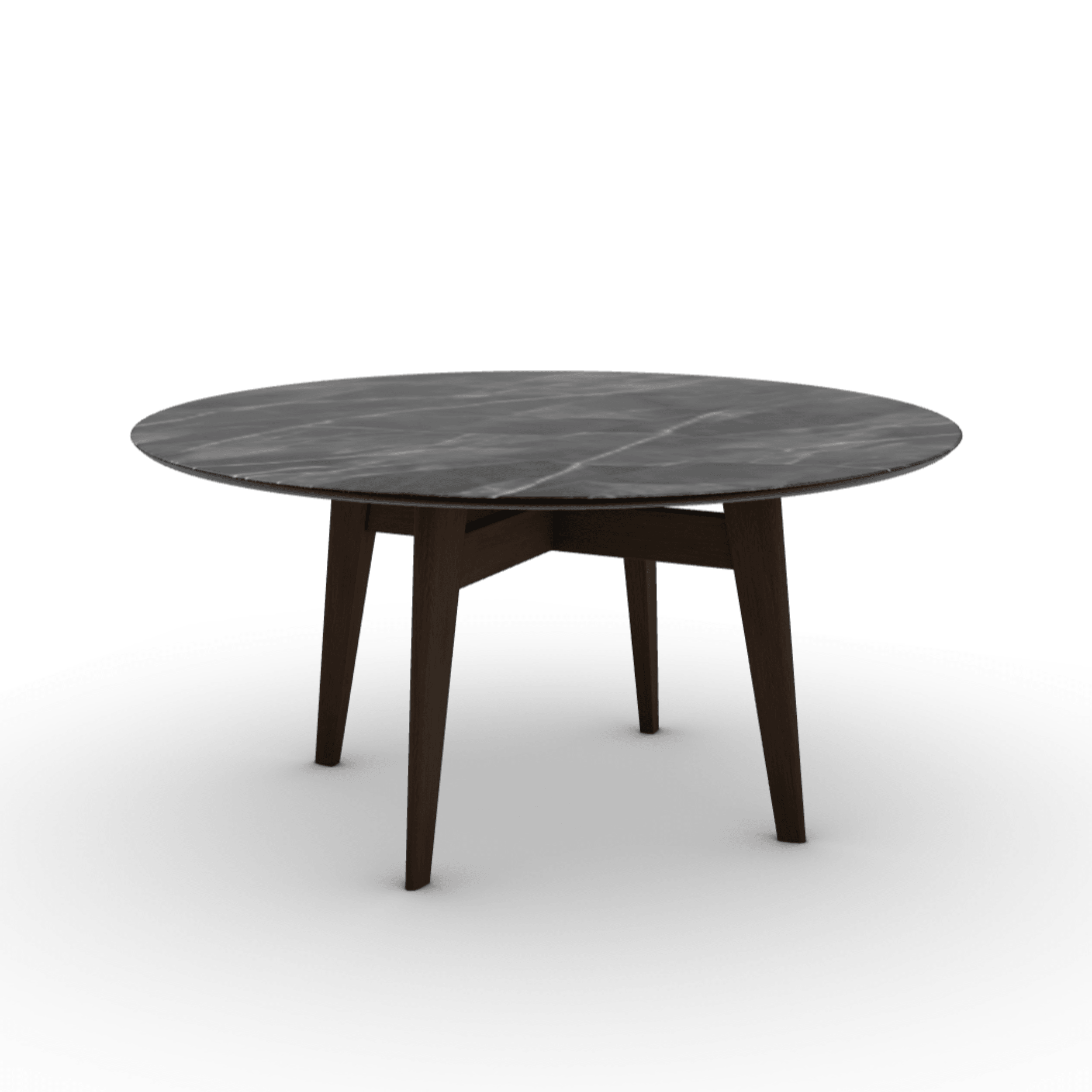 Stół okrągły ABREY antracytowy marmur Calligaris Eye on Design