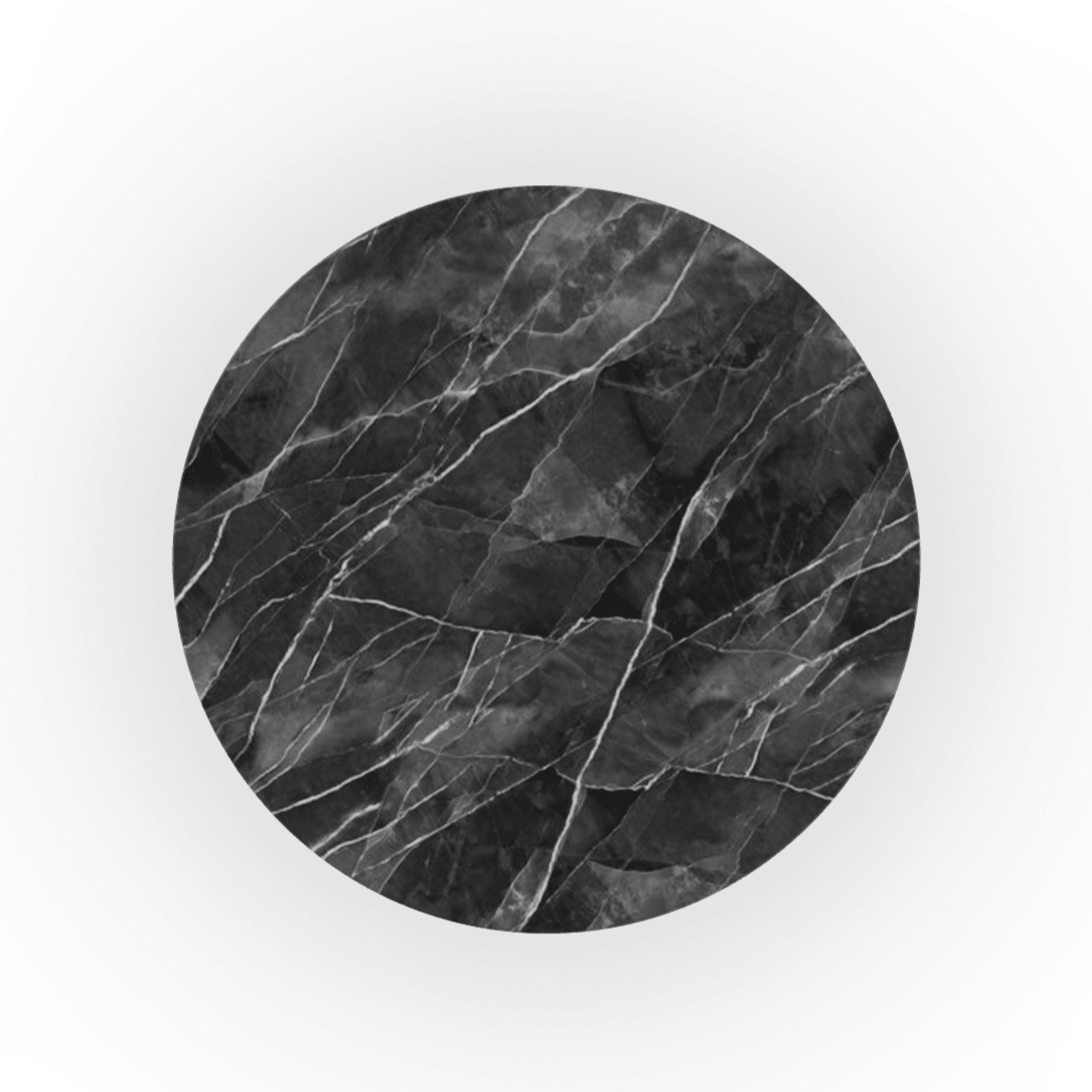 Stół okrągły ABREY antracytowy marmur Calligaris Eye on Design