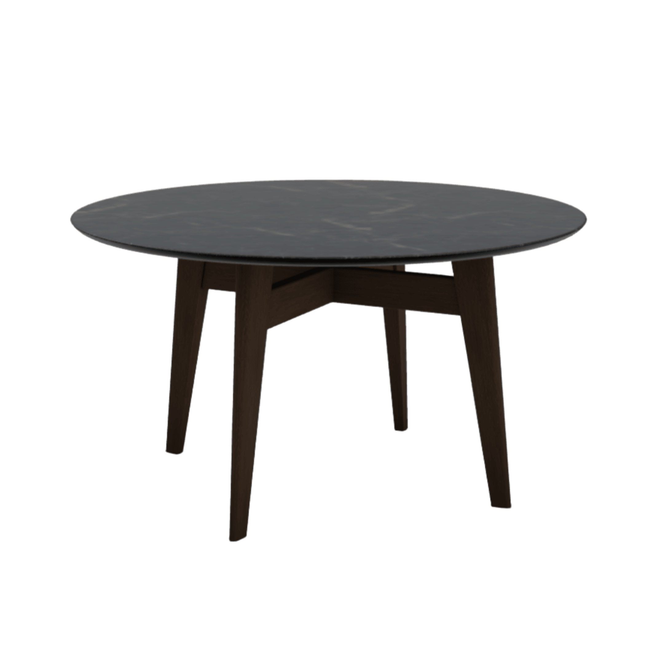 Stół okrągły ABREY czarny marmur – Calligaris