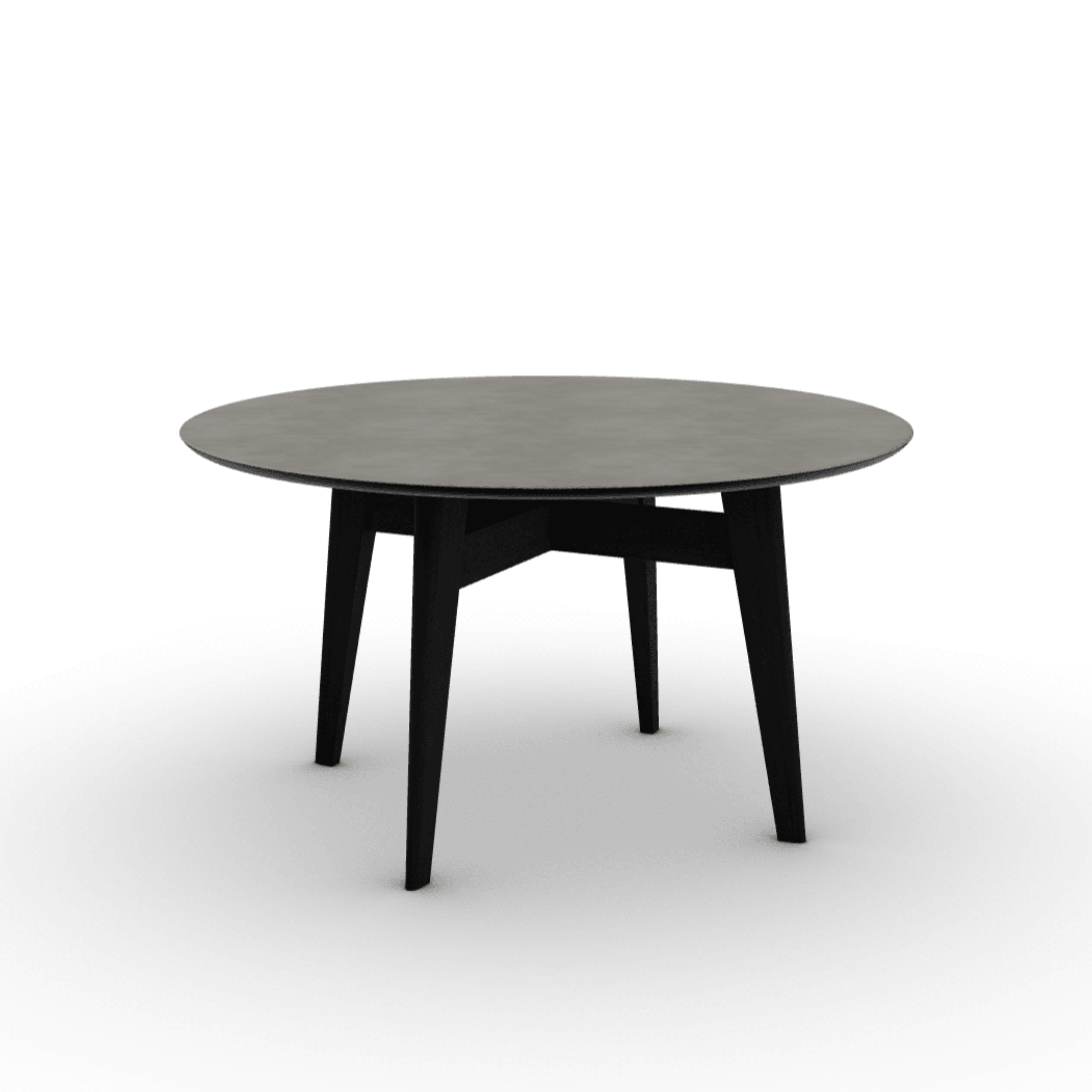 Stół okrągły ABREY jasnoszara ceramika Calligaris Eye on Design