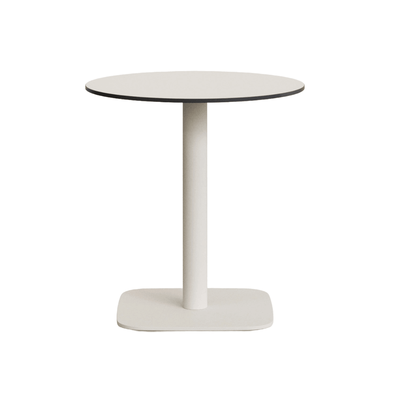 Stół okrągły ogrodowy DINA biały La Forma 73 cm Eye on Design