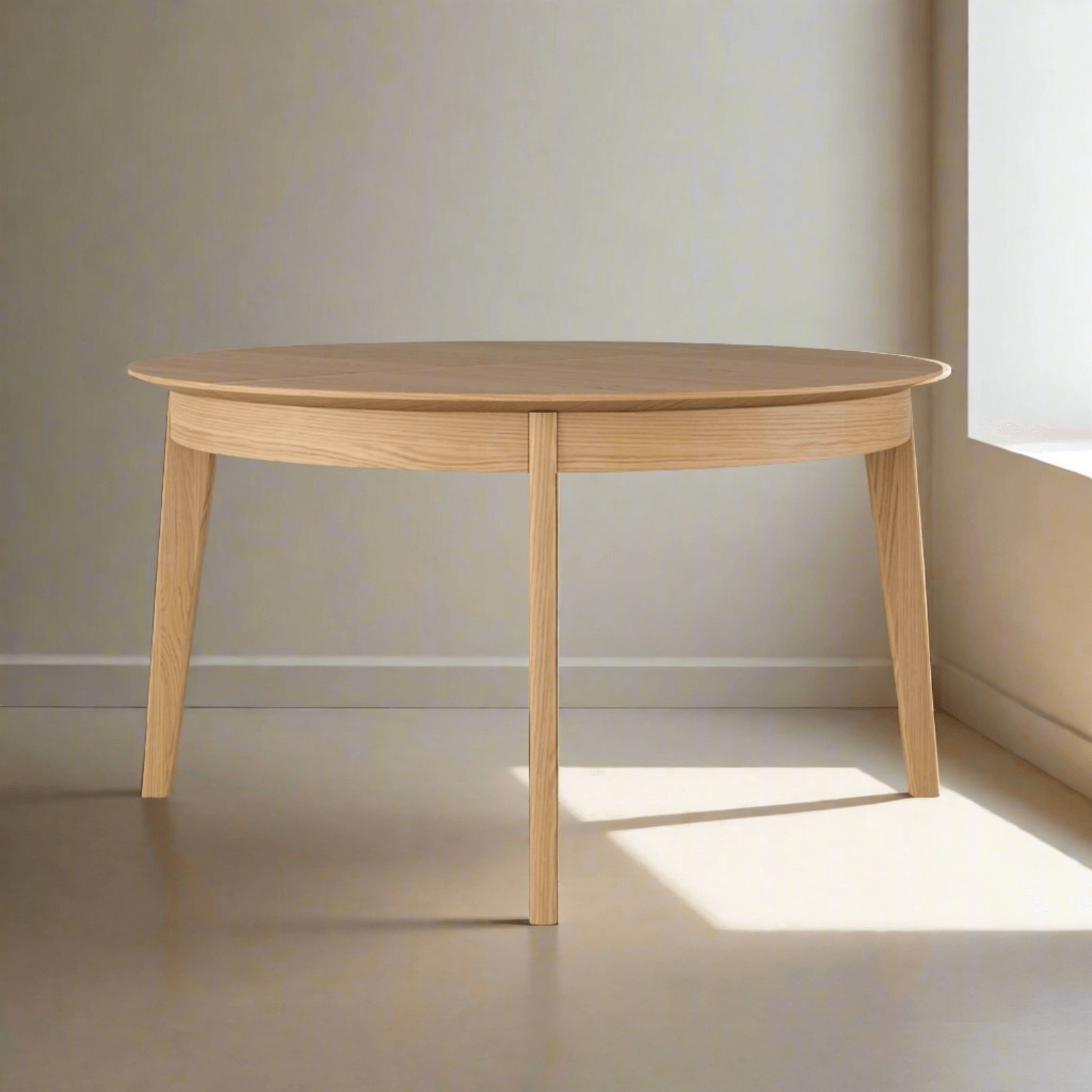 Stół okrągły rozkładany SCOLD lite drewno Selfia Eye on Design