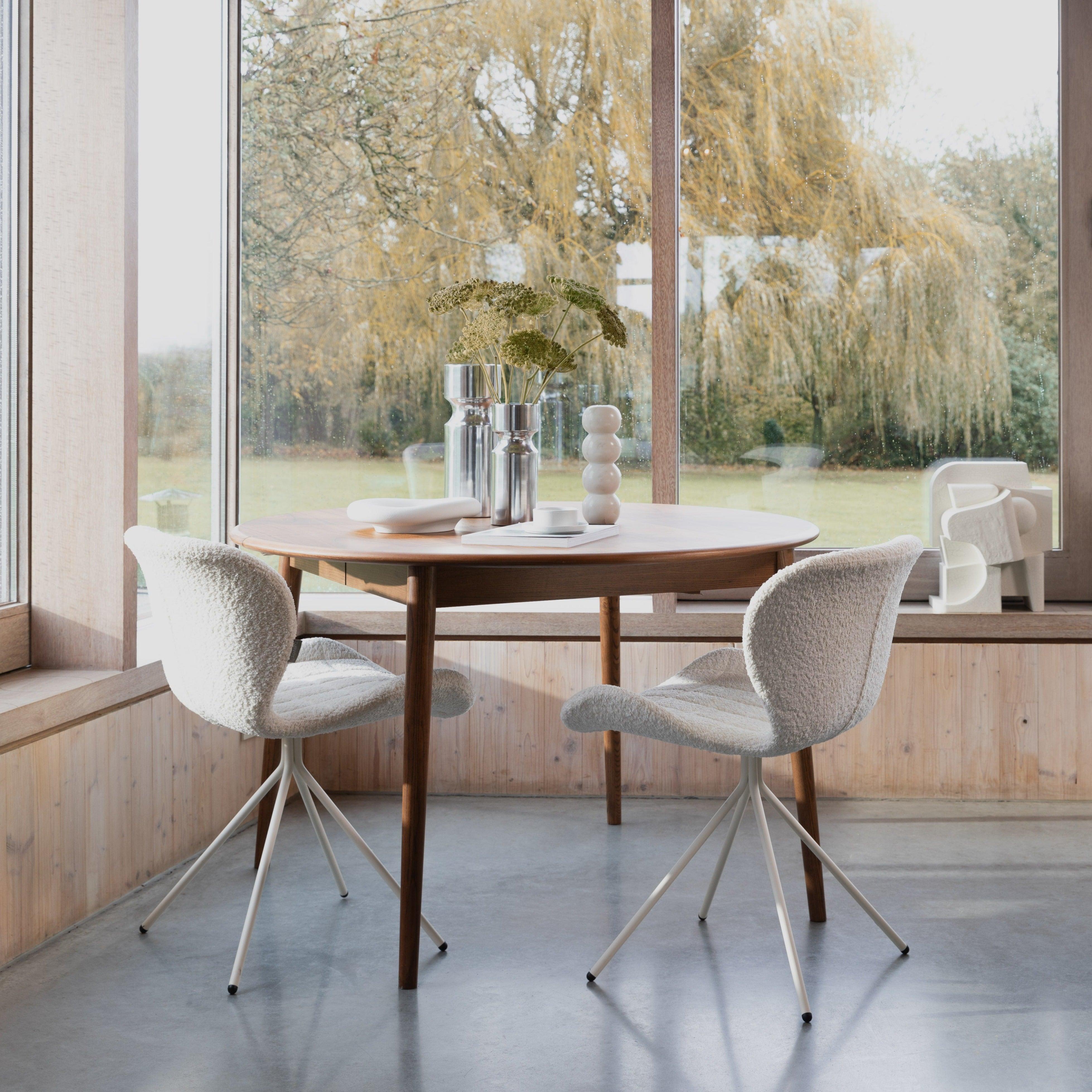 Stół okrągły rozkładany TWIST orzech Zuiver Eye on Design