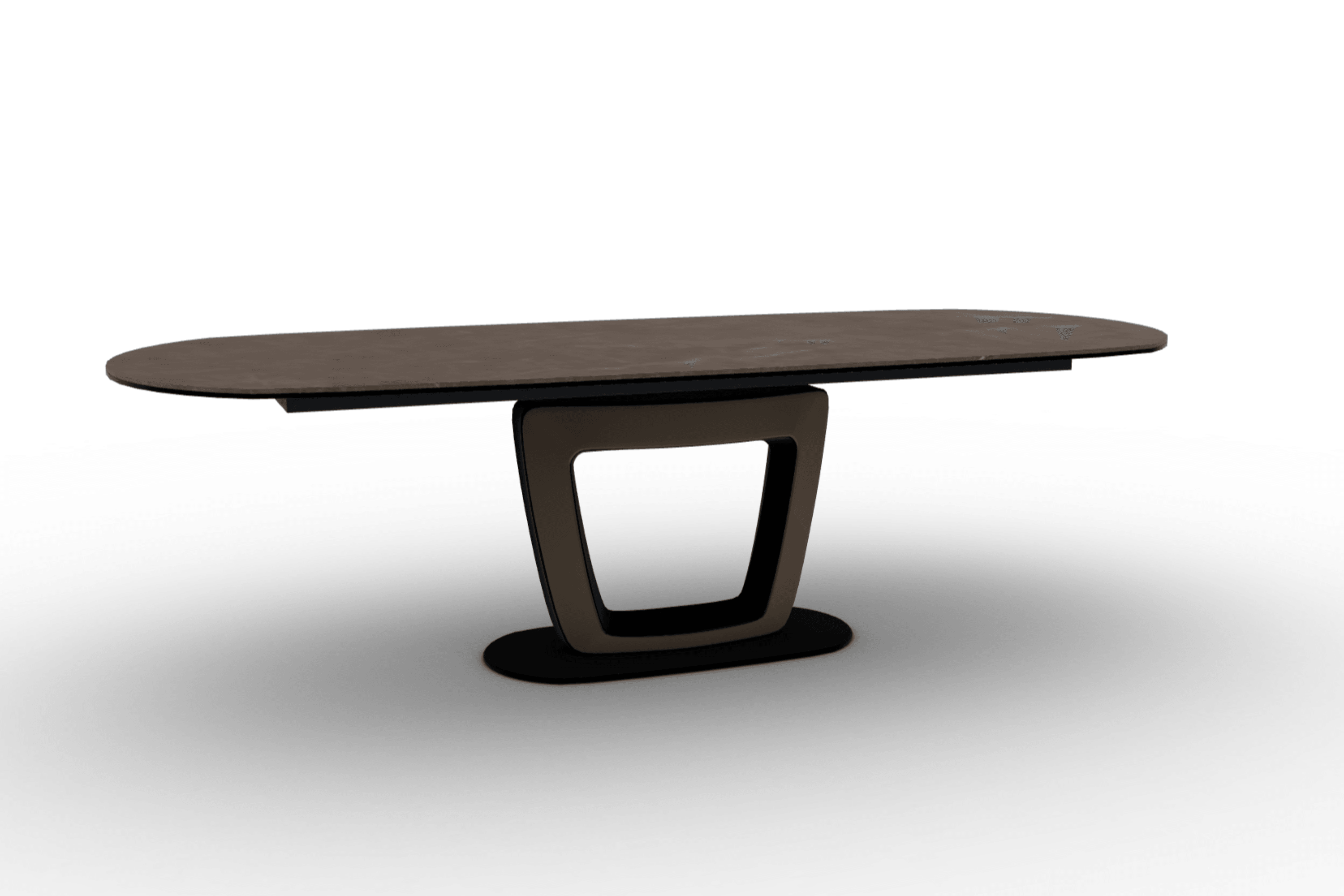 Stół ORBITAL brązowa ceramika Calligaris Eye on Design