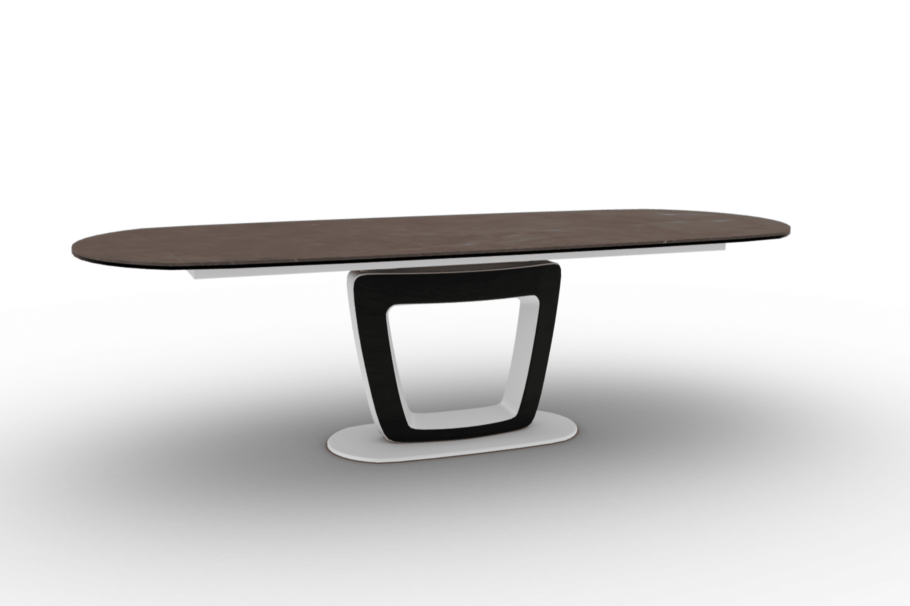 Stół ORBITAL brązowa ceramika Calligaris Eye on Design