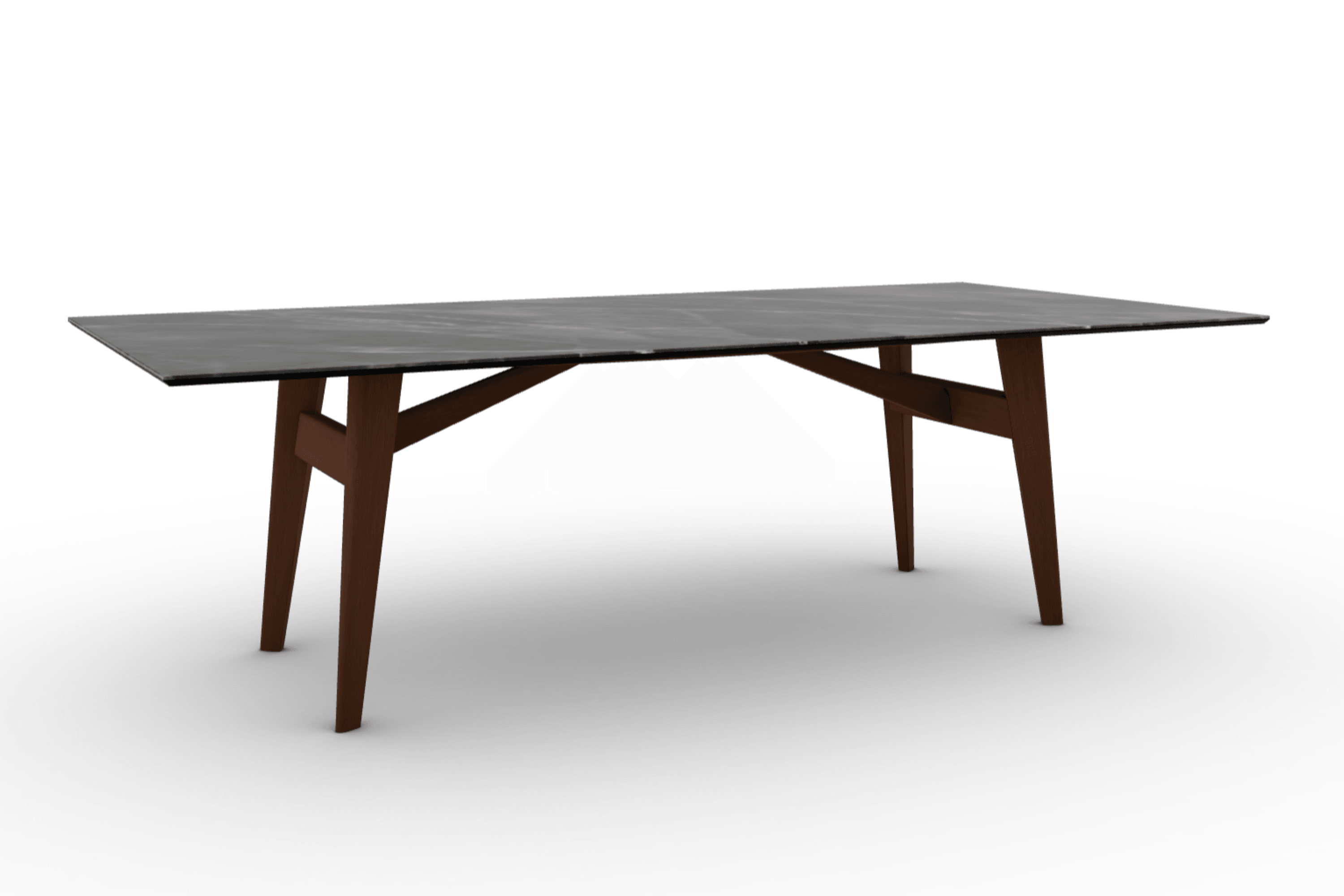 Stół prostokątny ABREY antracytowy marmur Calligaris Eye on Design