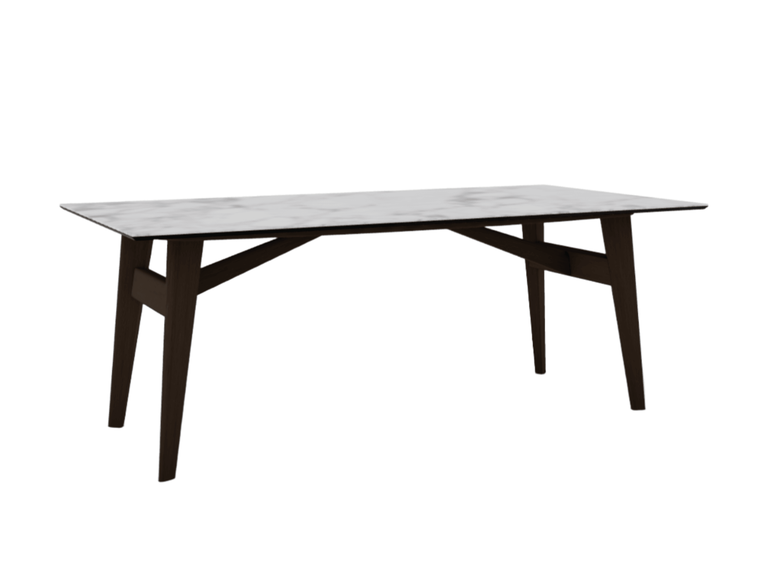 Stół prostokątny ABREY biały marmur Calligaris Eye on Design