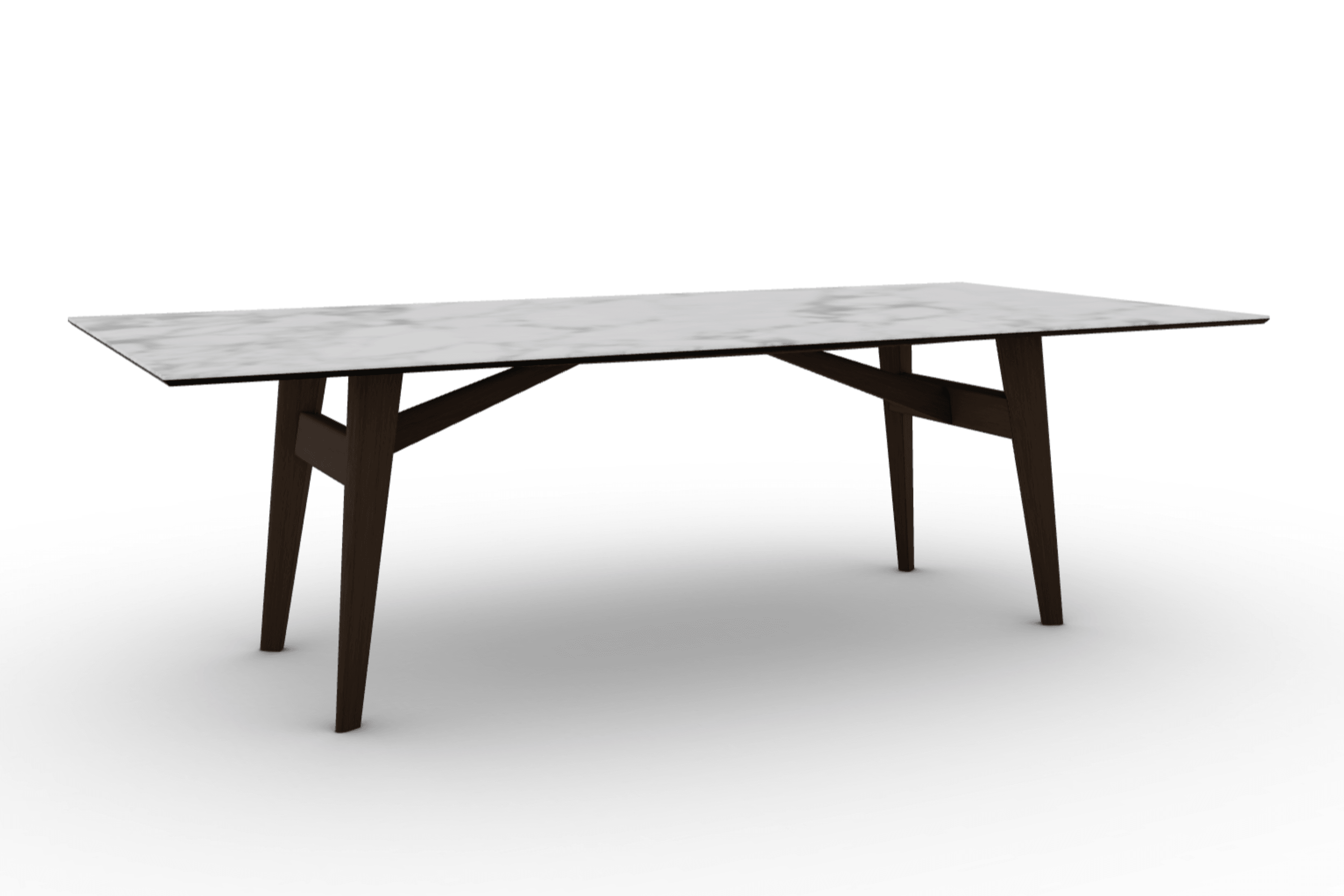 Stół prostokątny ABREY biały marmur Calligaris Eye on Design