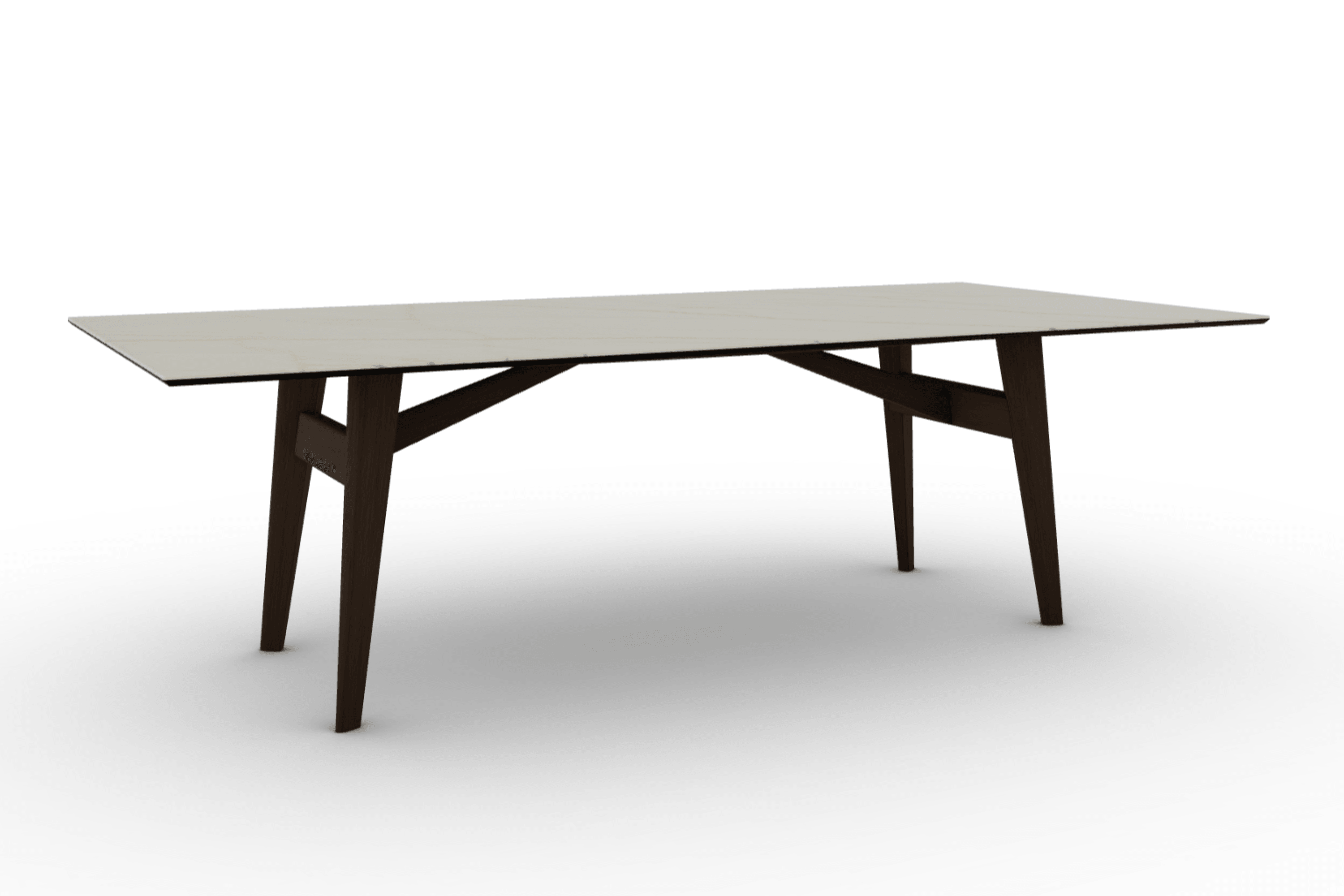 Stół prostokątny ABREY złoty marmur Calligaris Eye on Design