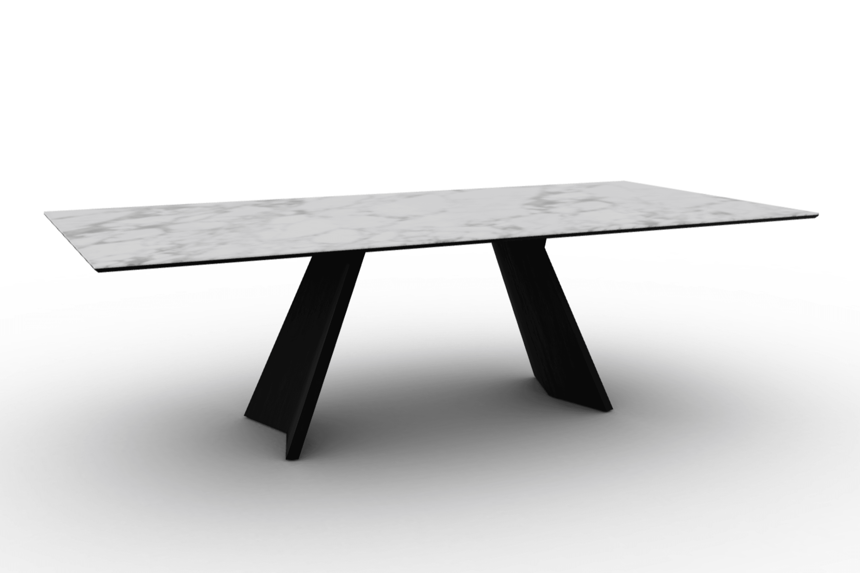 Stół prostokątny ICARO biały marmur Calligaris Eye on Design