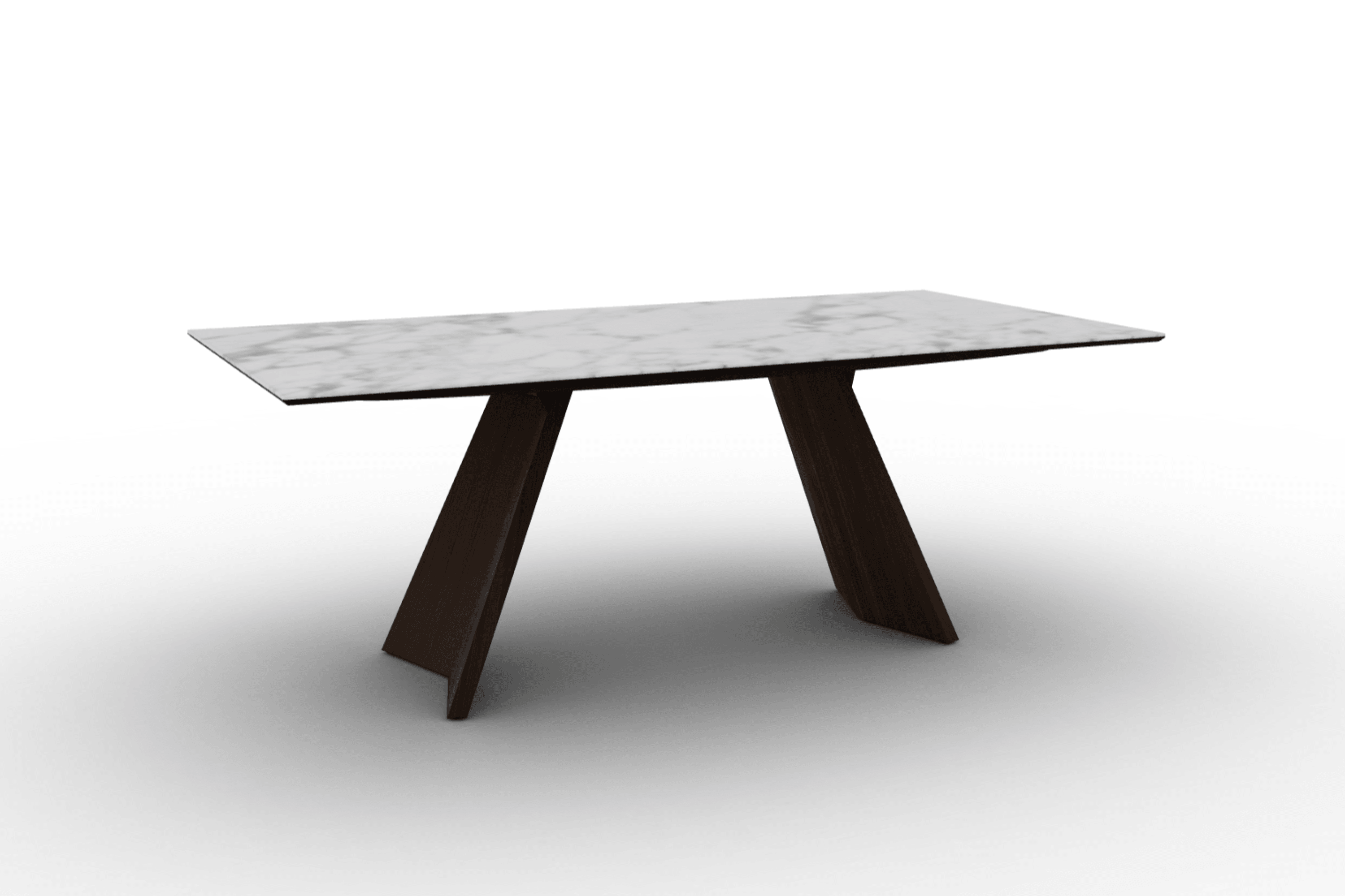 Stół prostokątny ICARO biały marmur Calligaris Eye on Design