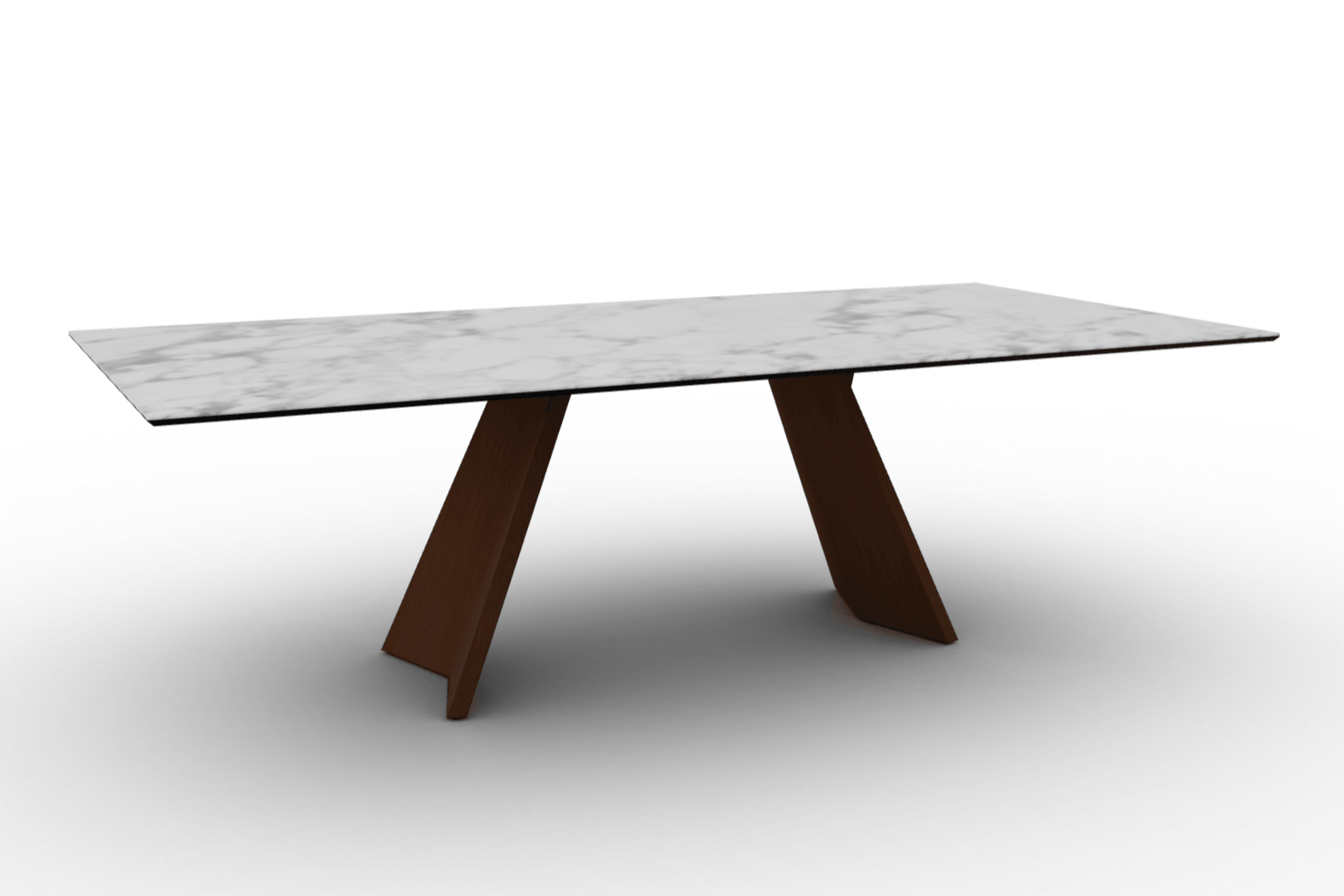 Stół prostokątny ICARO biały marmur Calligaris Eye on Design