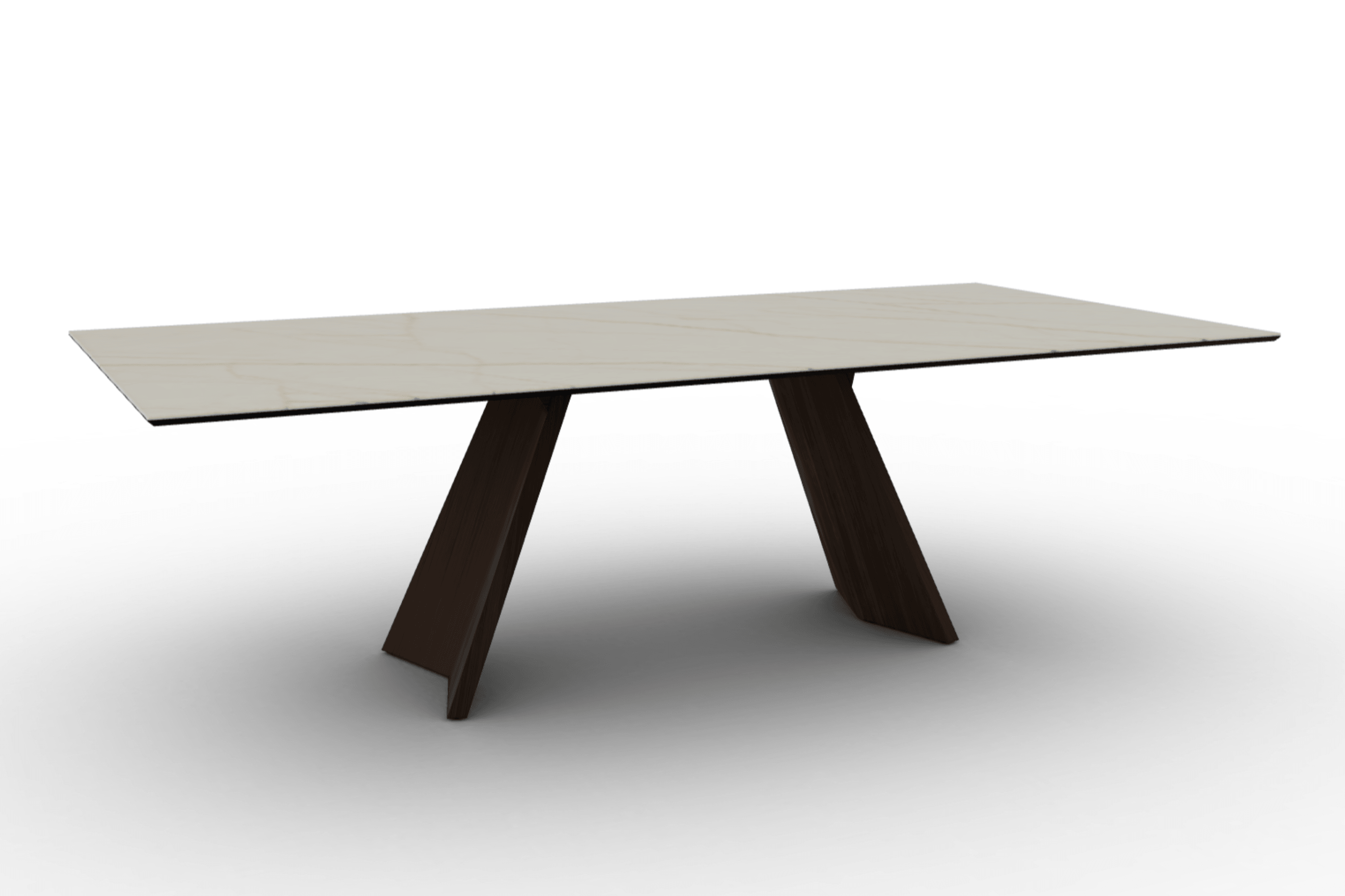 Stół prostokątny ICARO złoty marmur Calligaris Eye on Design