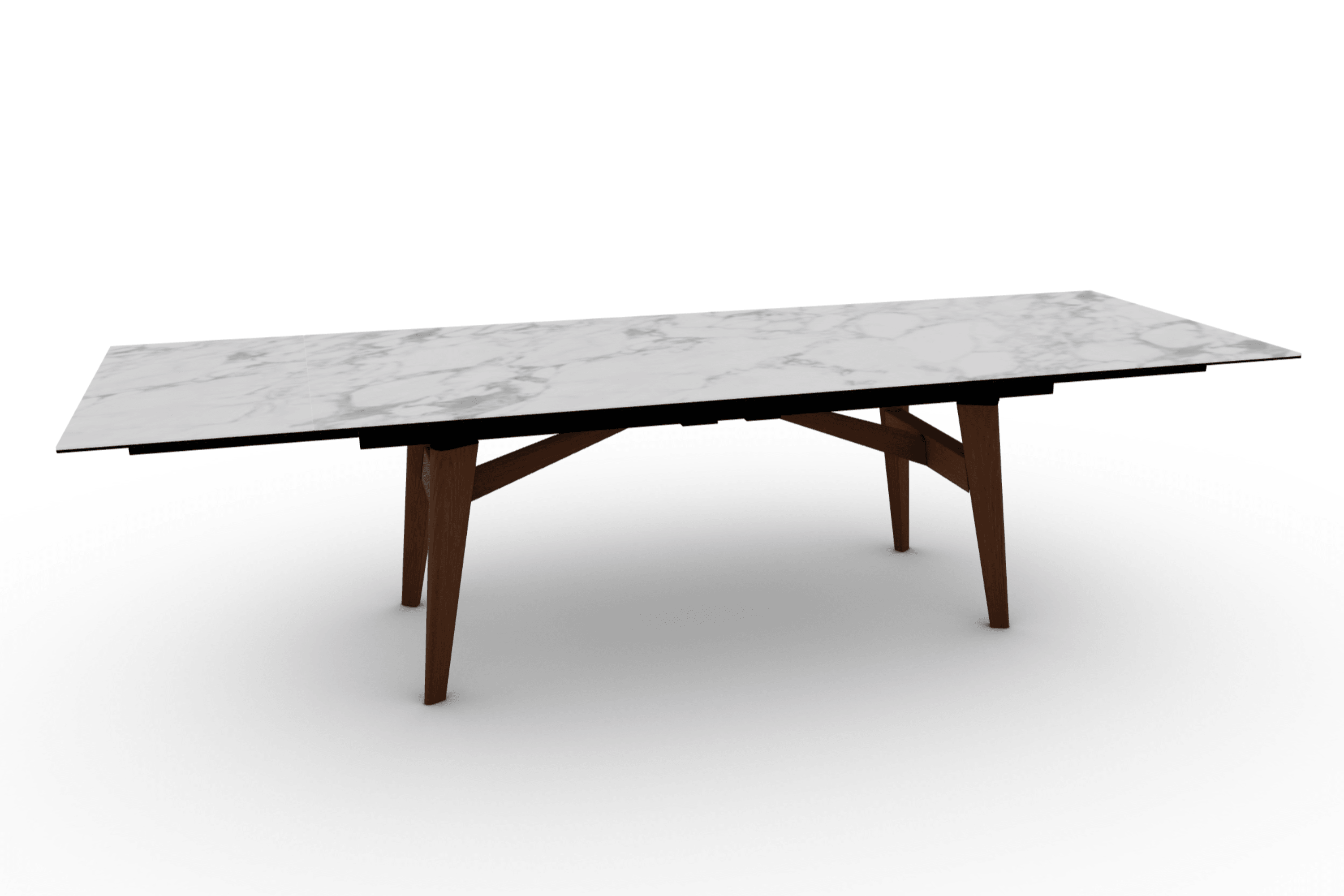 Stół prostokątny rozkładany ABREY biały marmur Calligaris Eye on Design