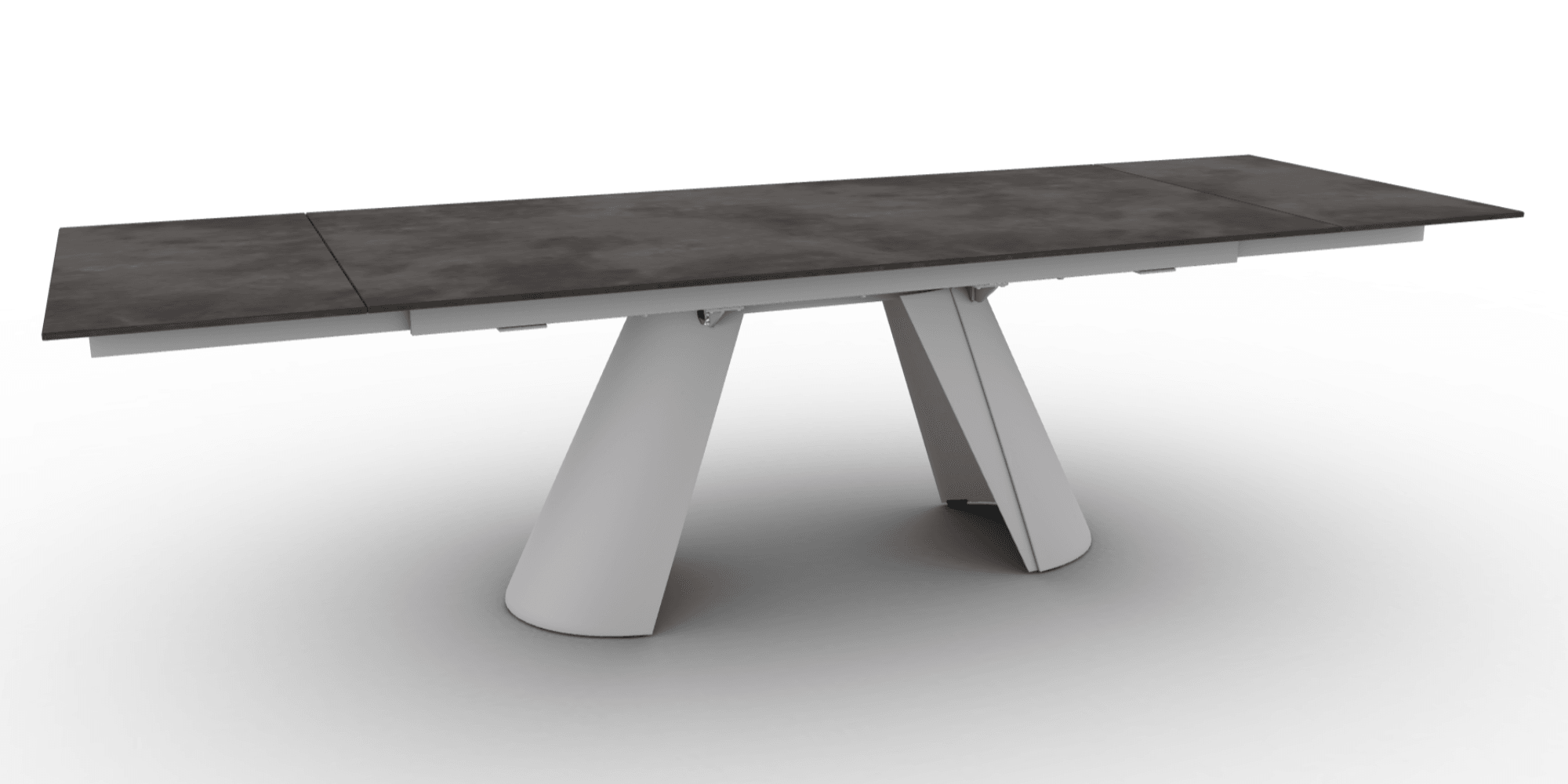 Stół prostokątny rozkładany APIAN ciemnoszara ceramika Calligaris Eye on Design