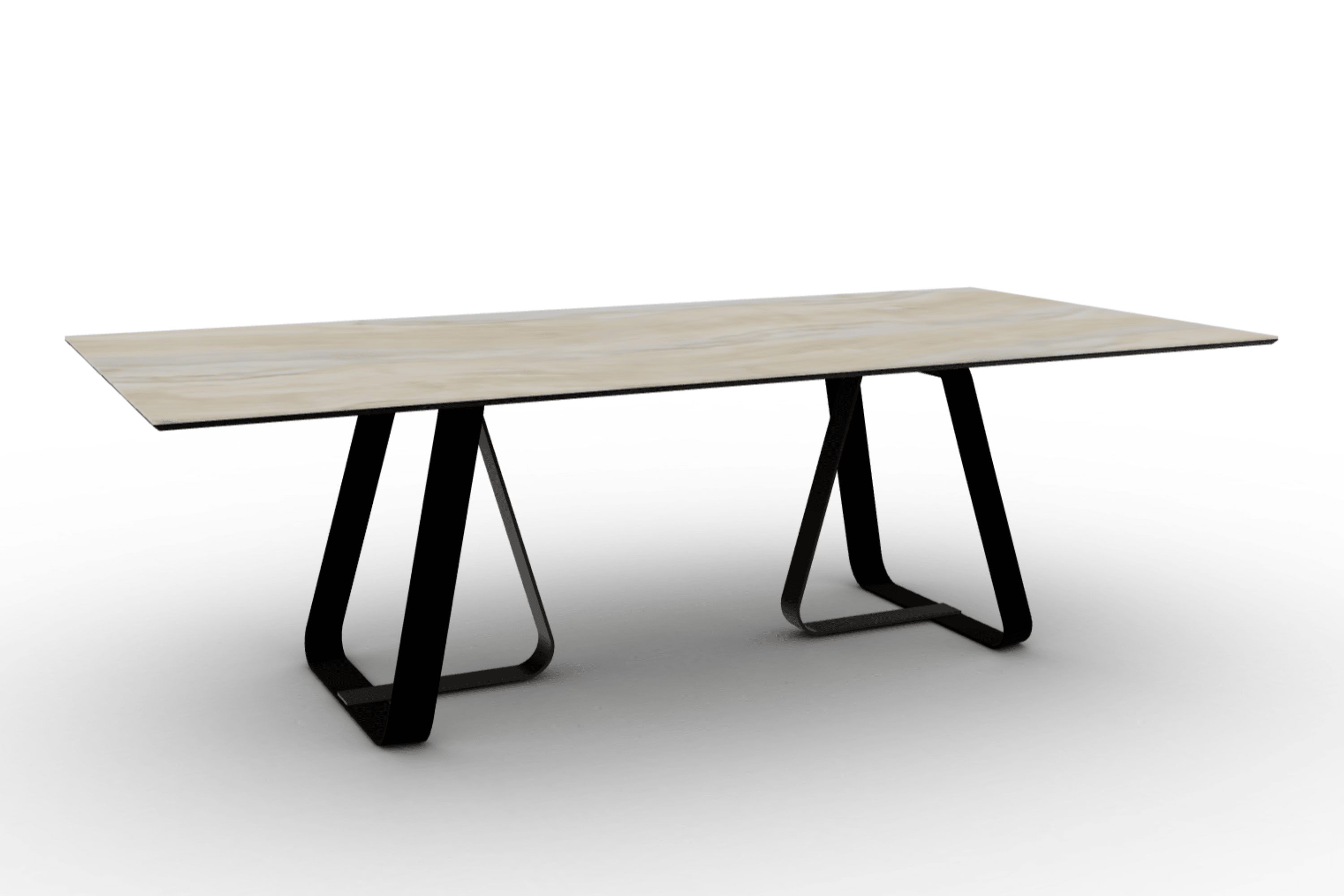 Stół prostokątny SUNSHINE piaskowy marmur Calligaris Eye on Design