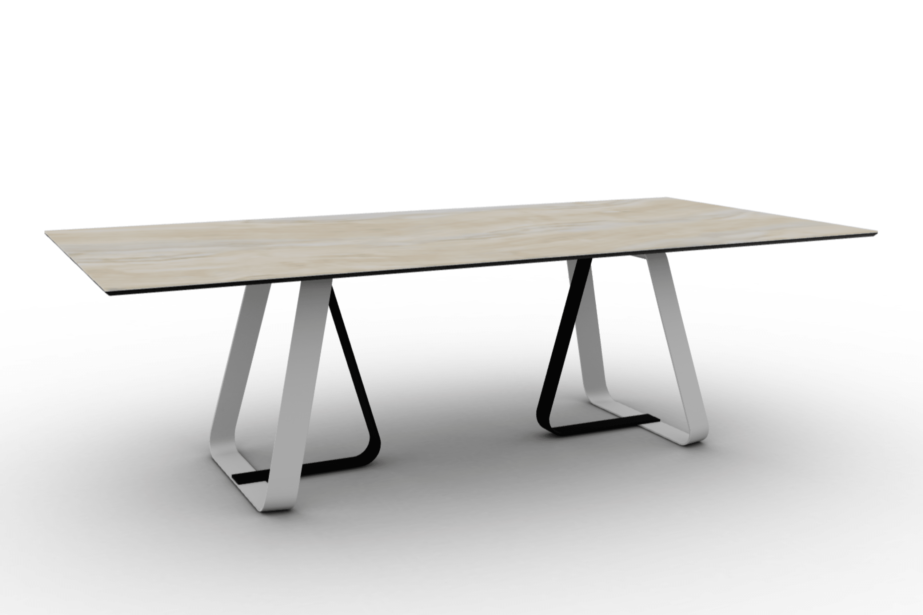 Stół prostokątny SUNSHINE piaskowy marmur Calligaris Eye on Design