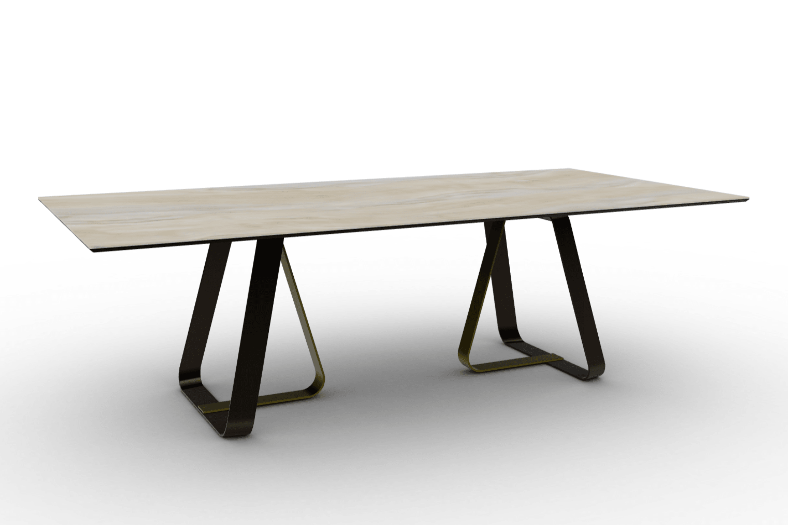 Stół prostokątny SUNSHINE piaskowy marmur Calligaris Eye on Design