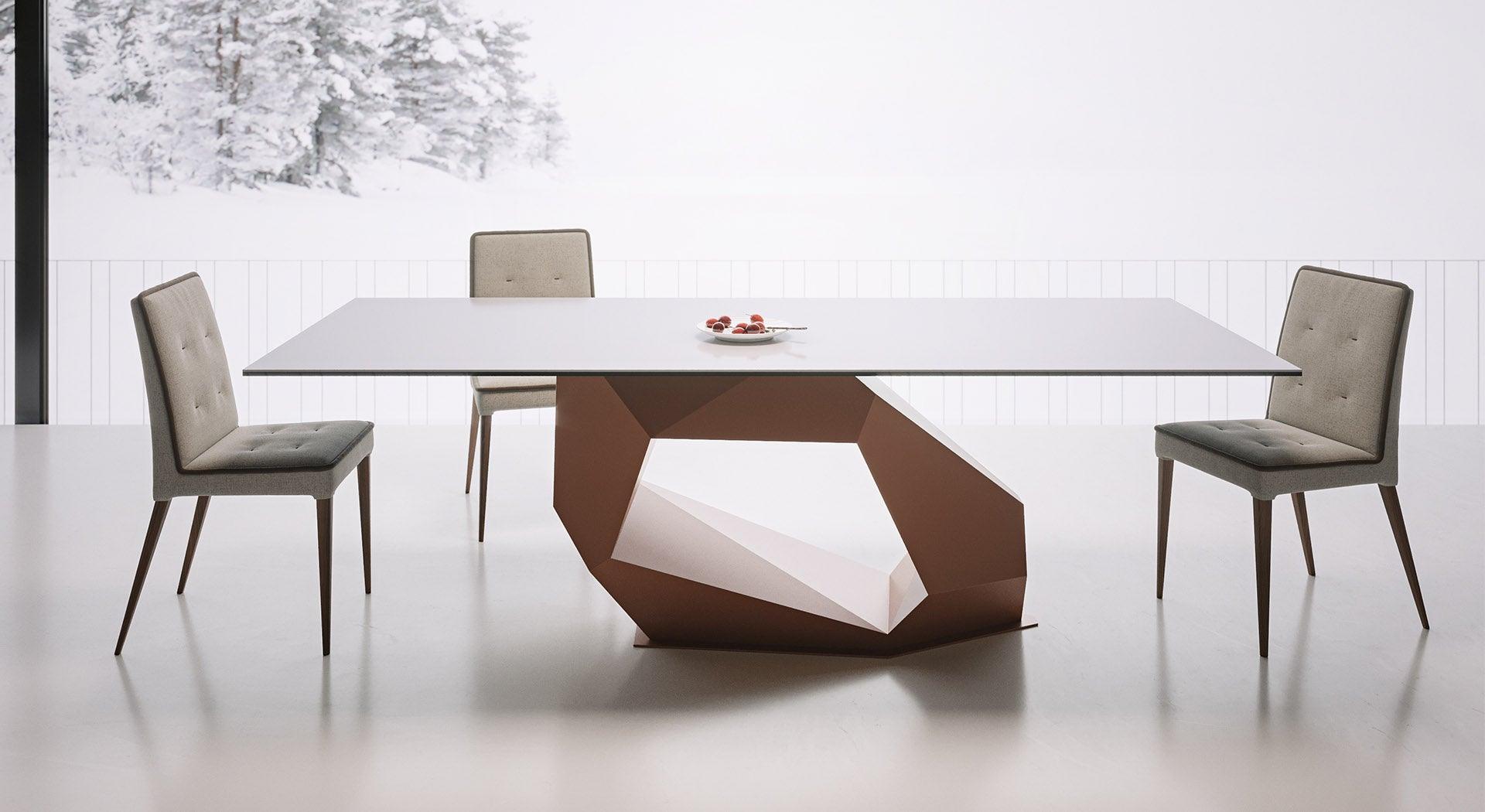 Stół RAW DIAMOND czarno-biały Liu Jo Living Eye on Design