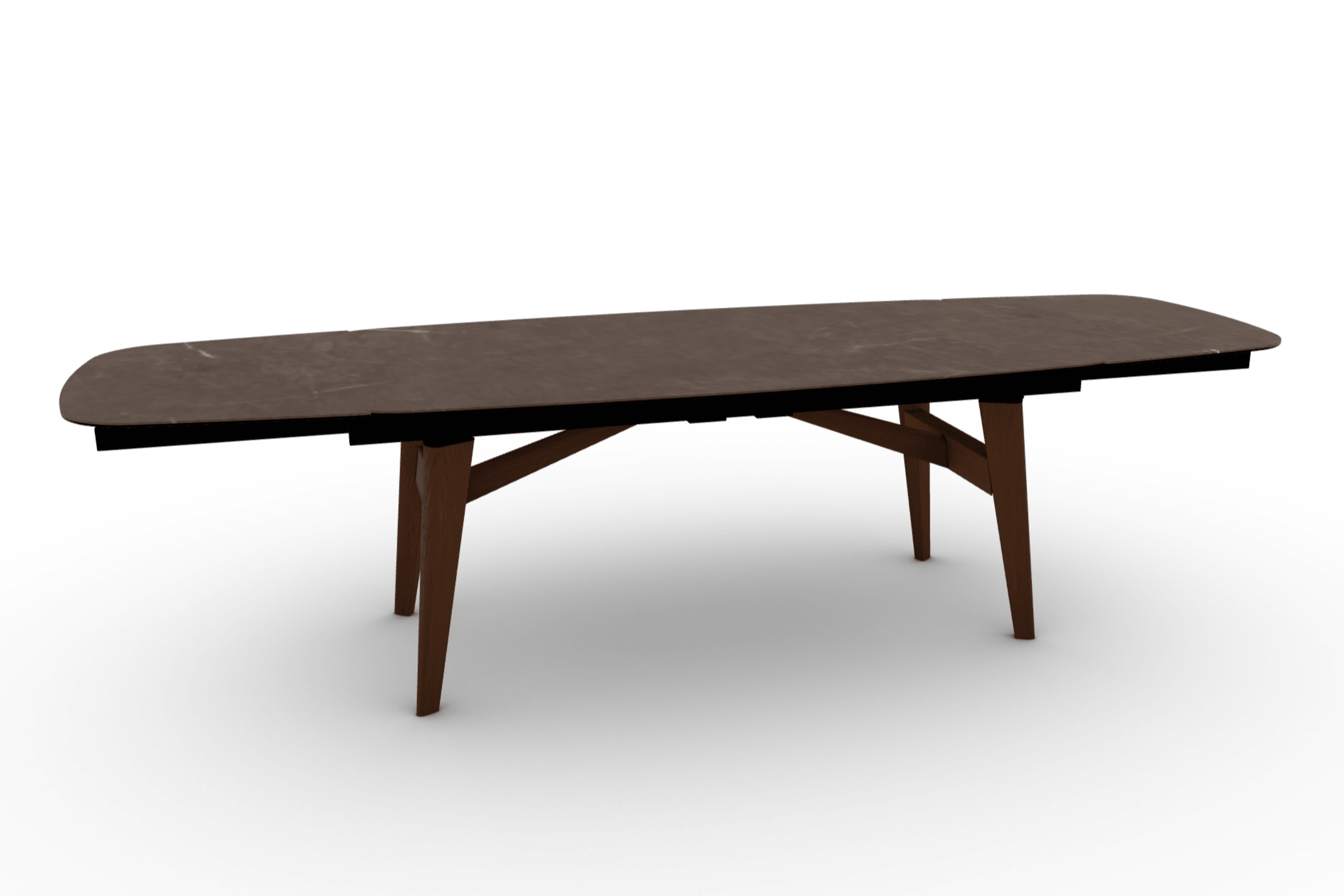 Stół rozkładany ABREY brązowa ceramika Calligaris Eye on Design