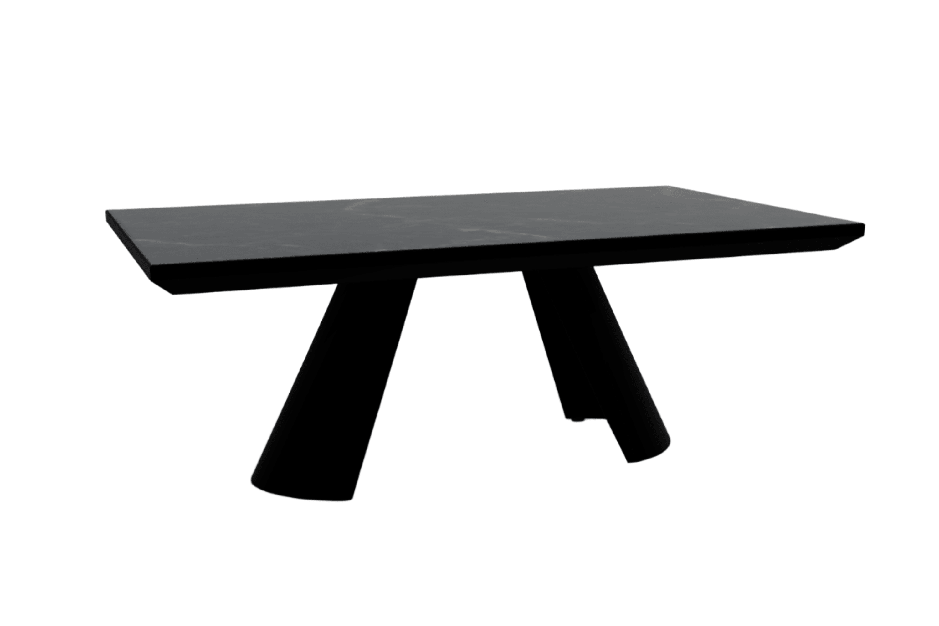 Stół rozkładany APIAN czarny marmur Calligaris matowa czerń matowa czerń Eye on Design