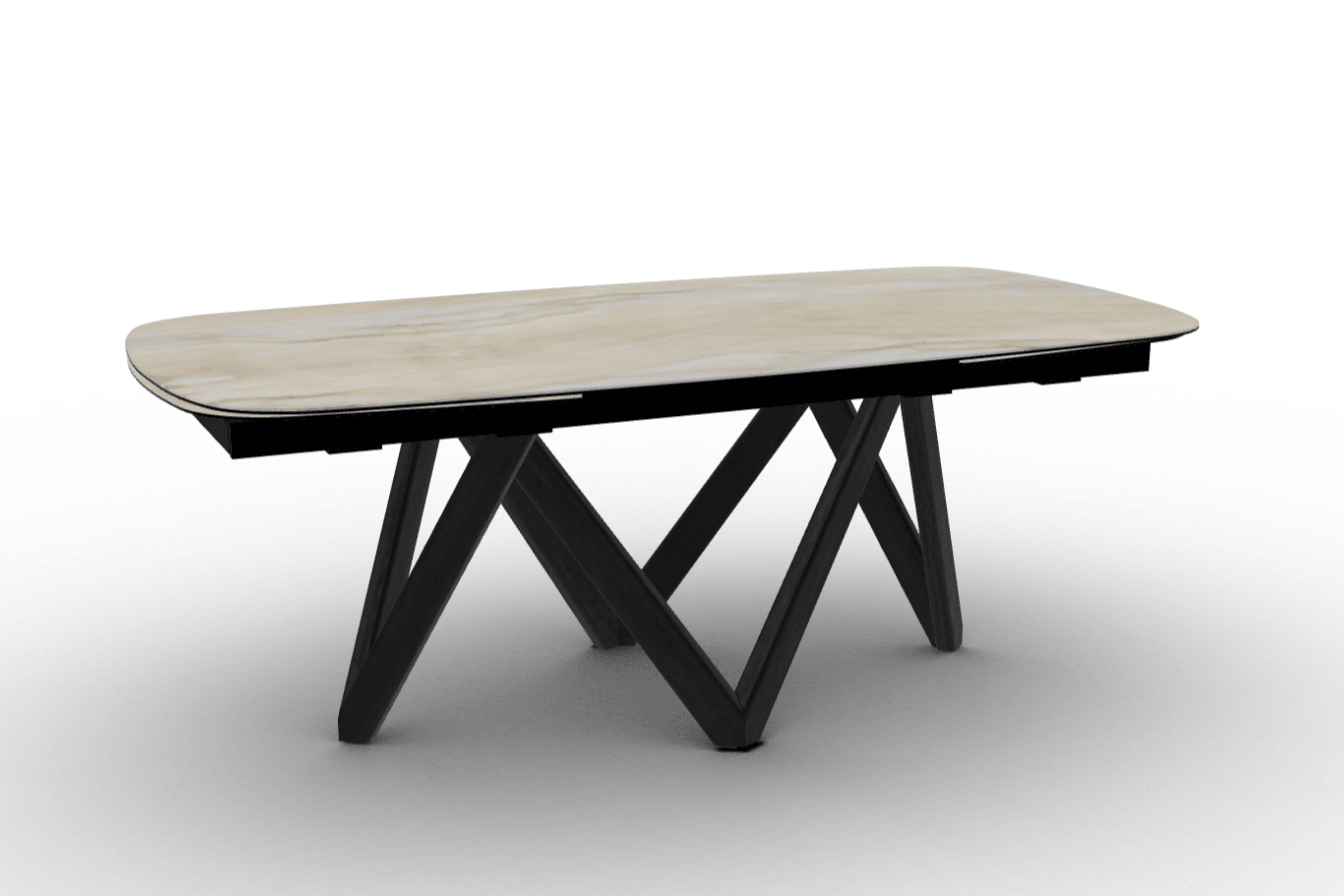 Stół rozkładany CARTESIO piaskowy marmur Calligaris Eye on Design