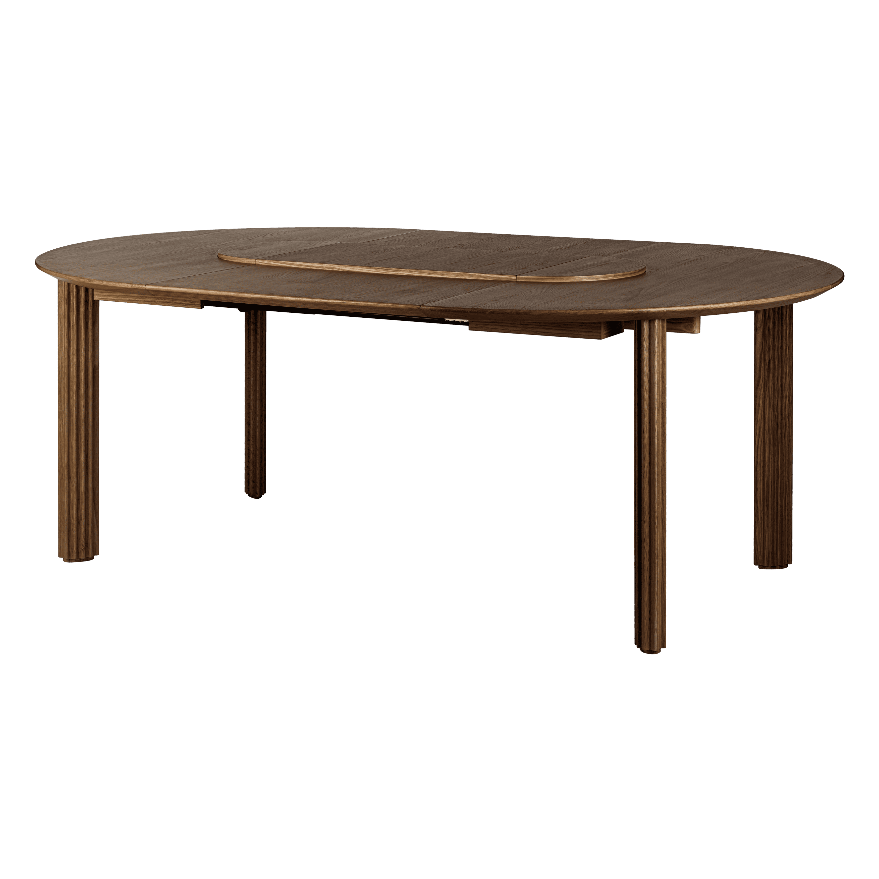 Stół rozkładany COMFORT CIRCLE WITH EXTENSION ciemny dąb UMAGE Eye on Design