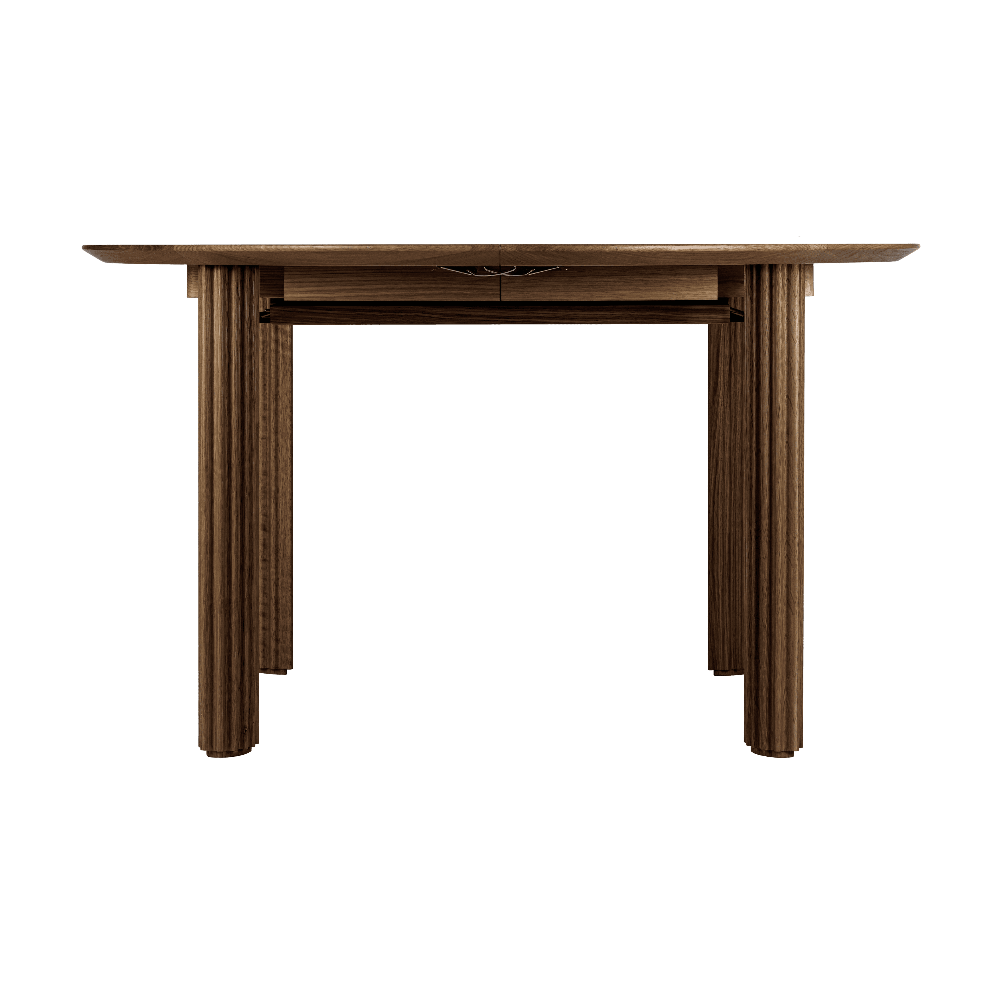 Stół rozkładany COMFORT CIRCLE WITH EXTENSION ciemny dąb UMAGE Eye on Design