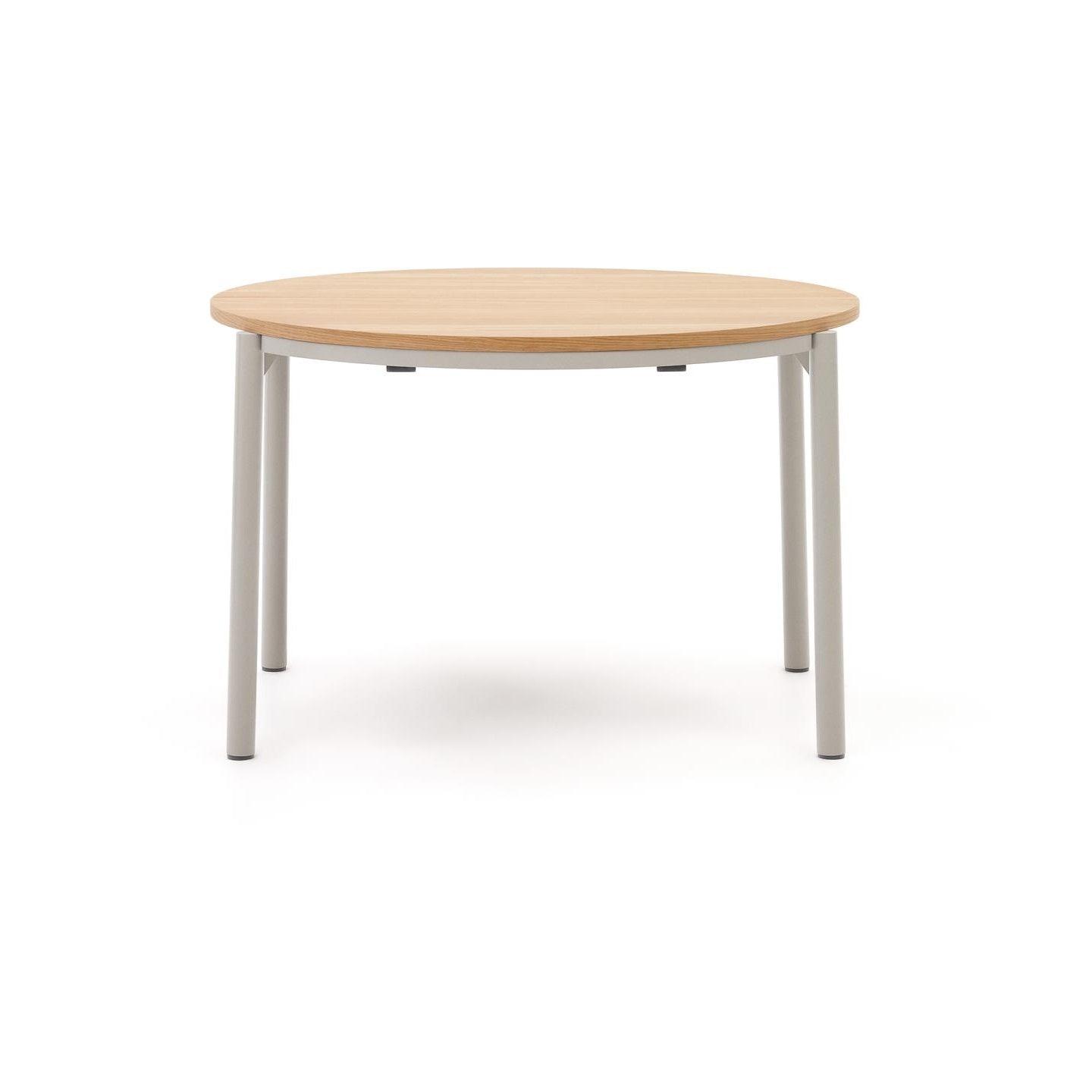 Stół rozkładany MONTUIRI fornir dębowy z szarą podstawą La Forma Eye on Design