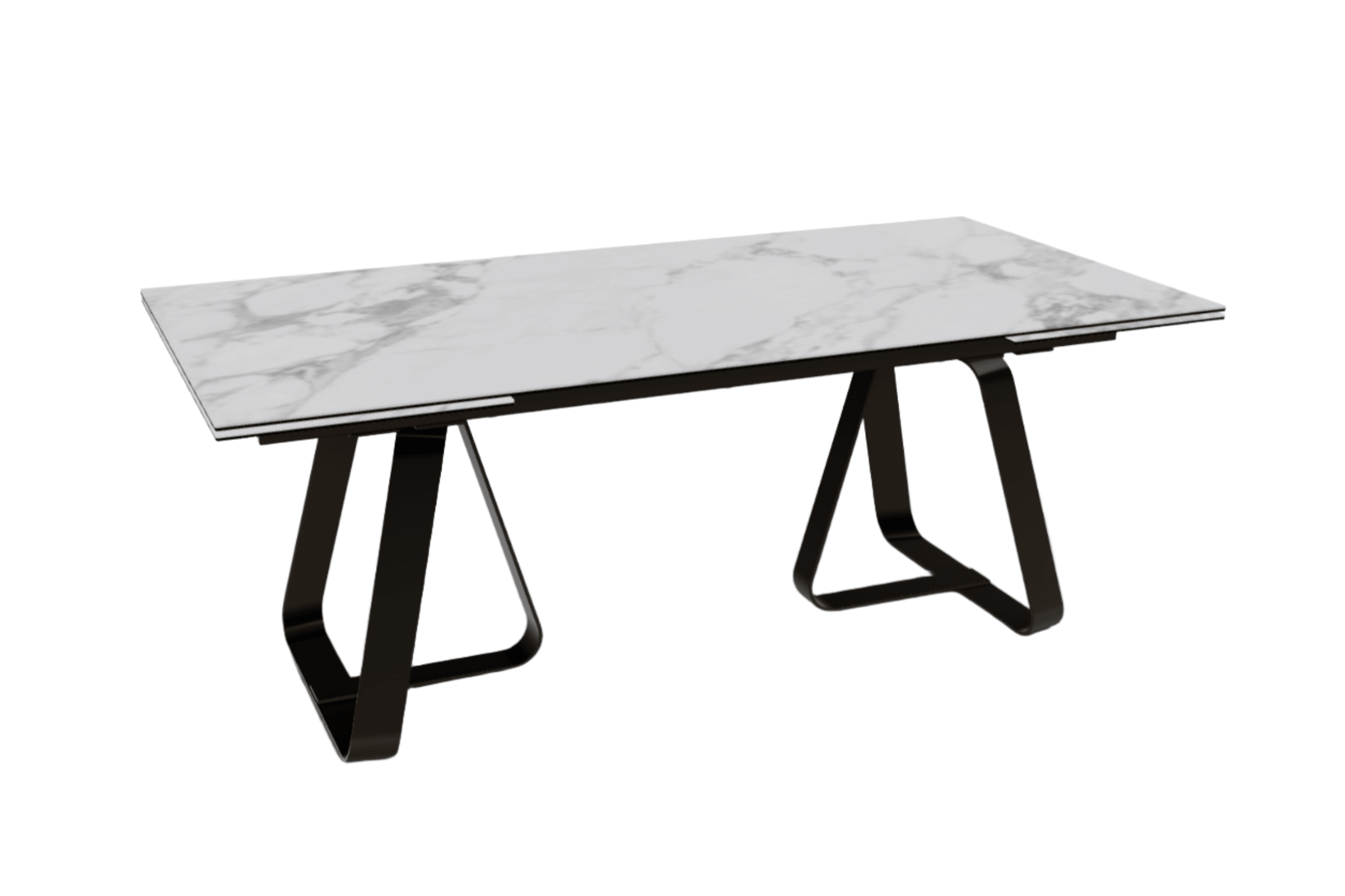 Stół rozkładany prostokątny SUNSHINE biały marmur Calligaris Eye on Design