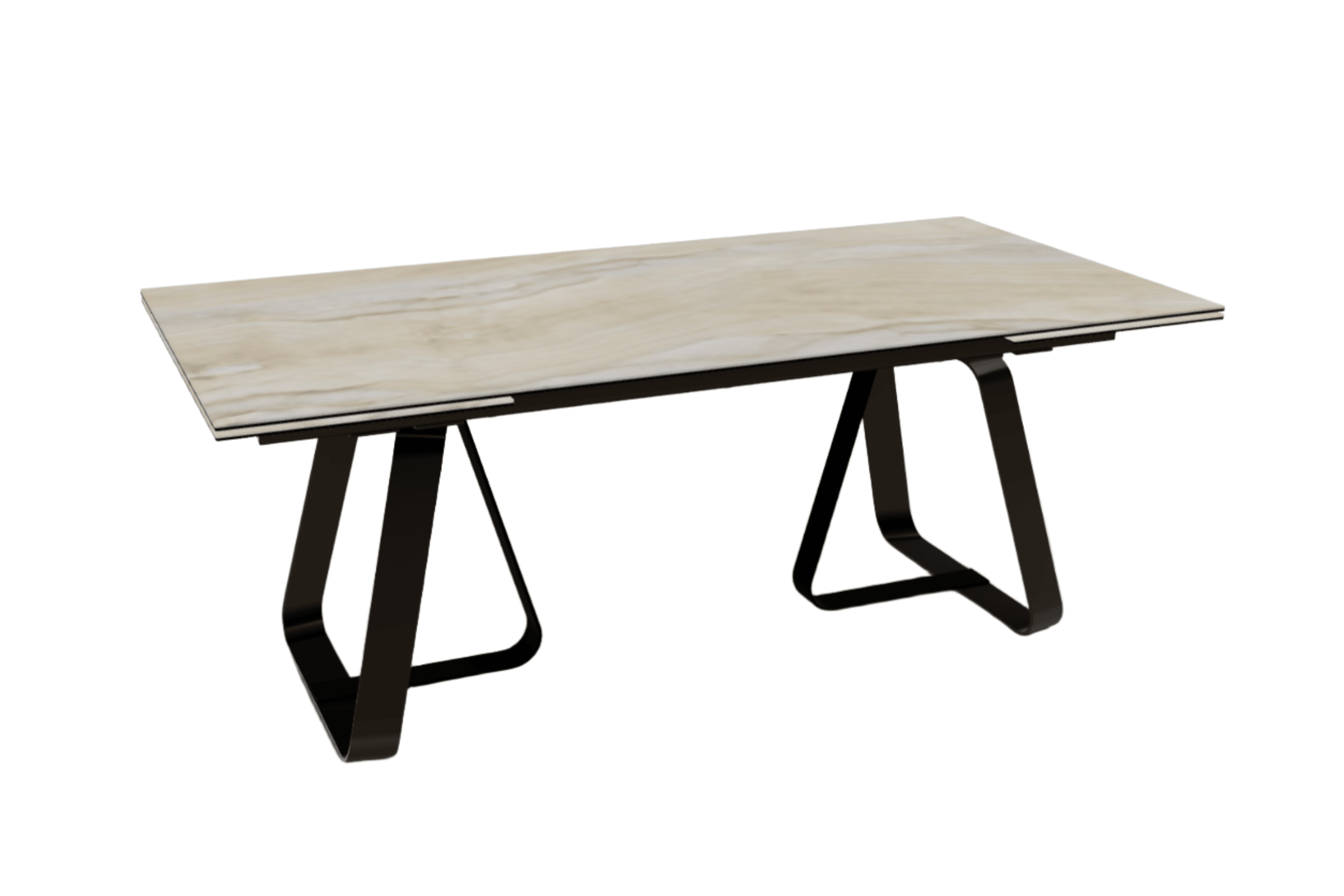 Stół rozkładany prostokątny SUNSHINE piaskowy marmur Calligaris Eye on Design