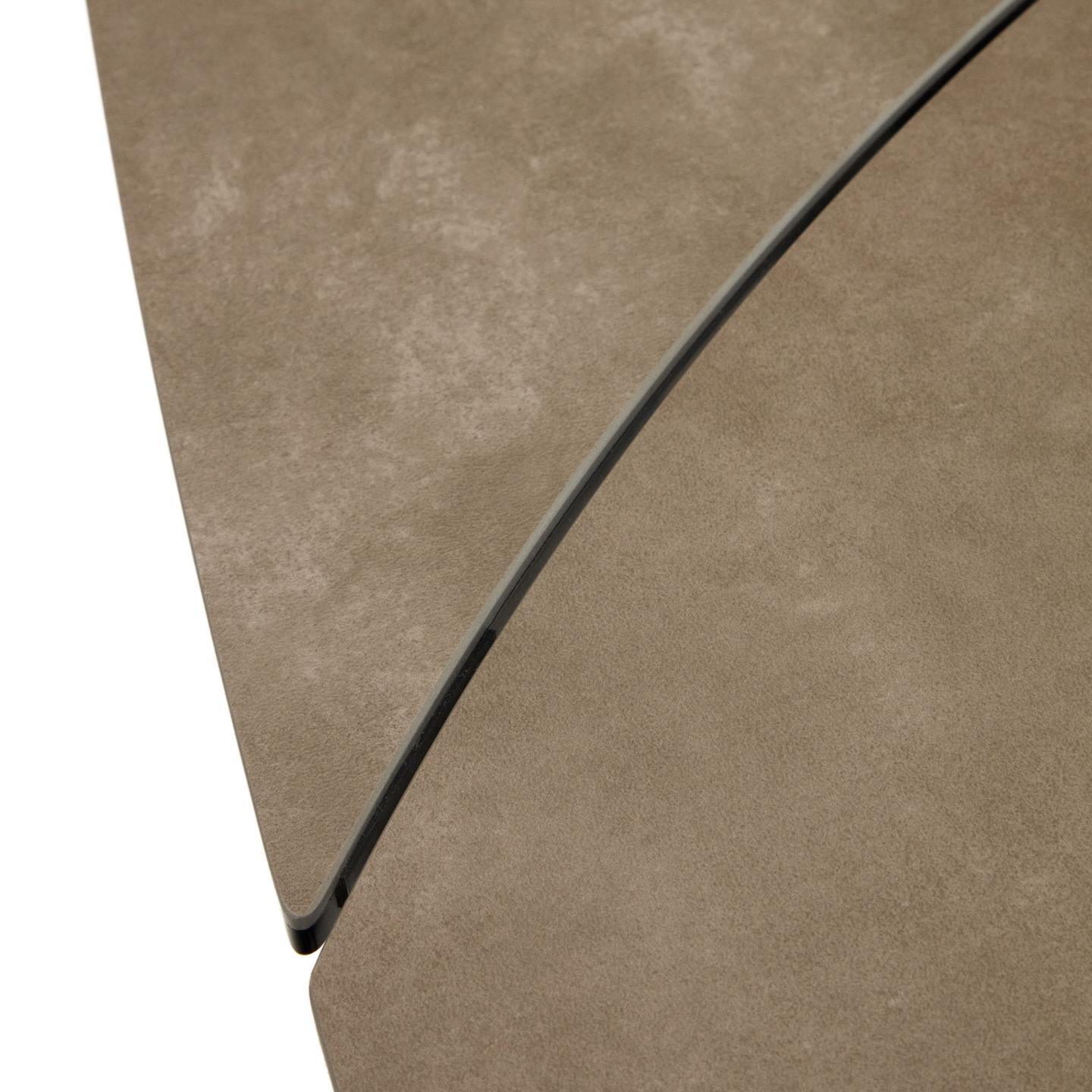 Stół rozkładany YODALIA brązowy z porcelanowym blatem La Forma Eye on Design