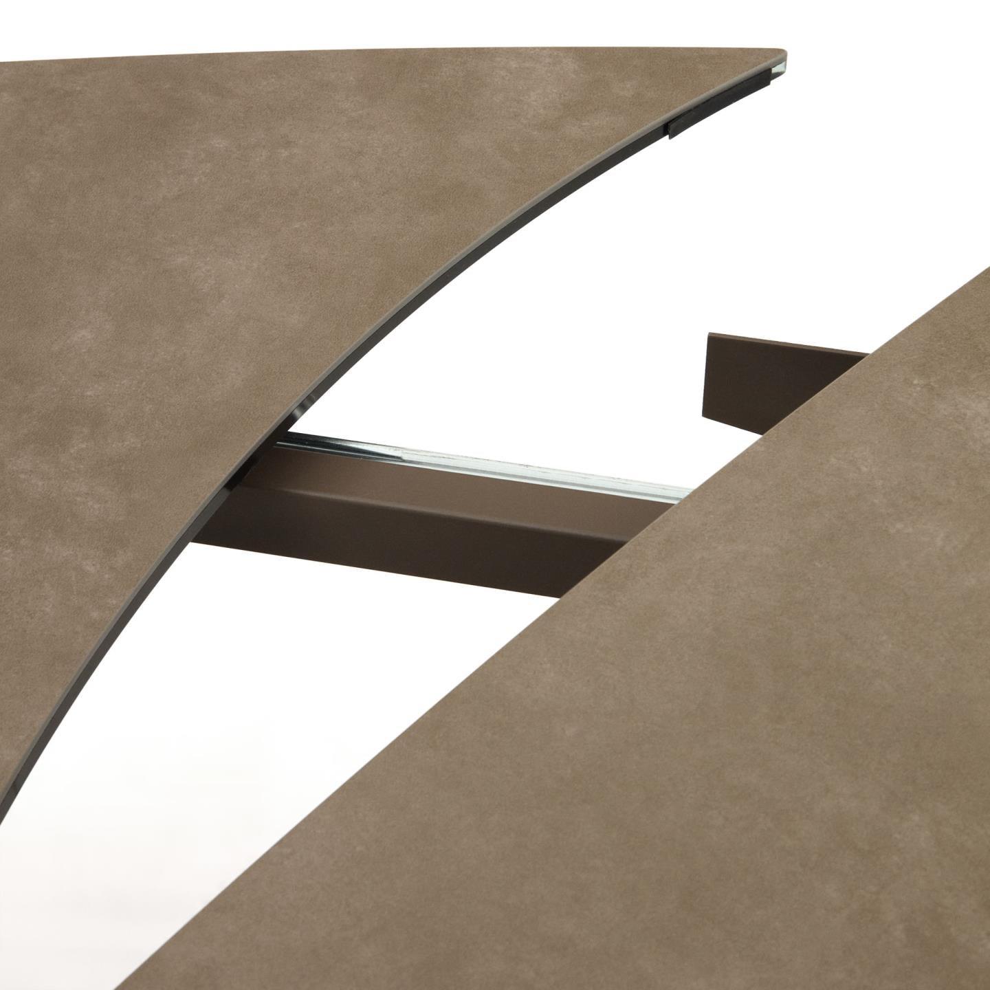 Stół rozkładany YODALIA brązowy z porcelanowym blatem La Forma Eye on Design