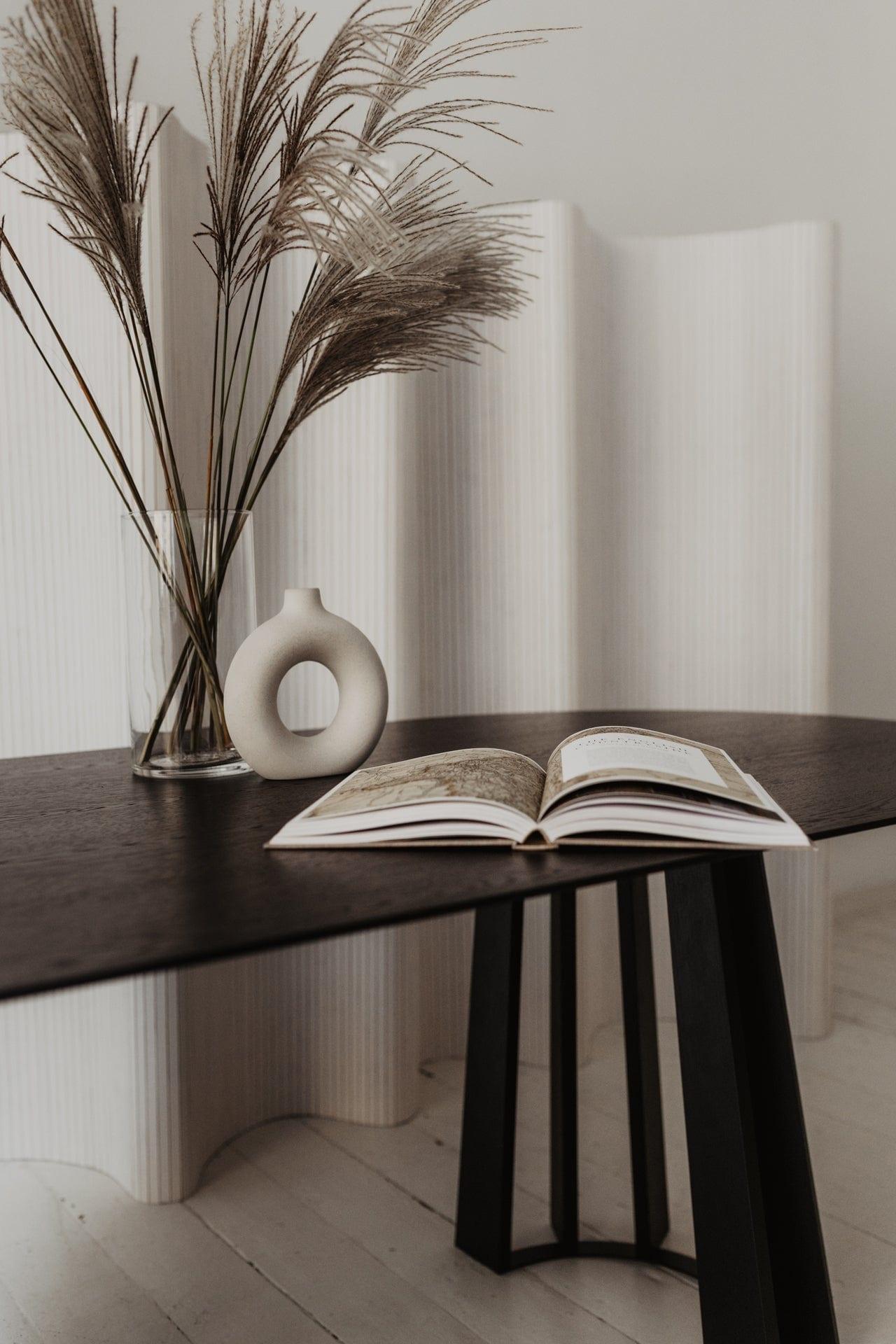 Stół TAVLE OVAL czarny dąb Nordifra Eye on Design