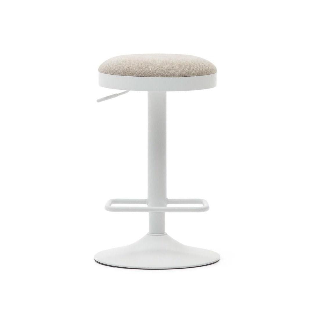 Stołek barowy ZAIB beżowy szenil La Forma Eye on Design