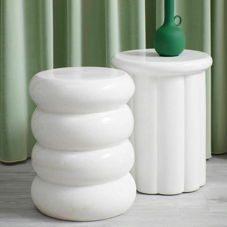 Stołek CHUBBY biały Pols Potten Eye on Design