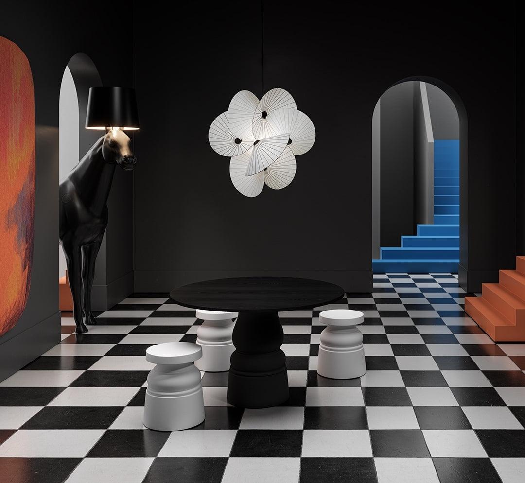 Stołek CONTAINER NEW ANTIQUES biały Moooi Eye on Design